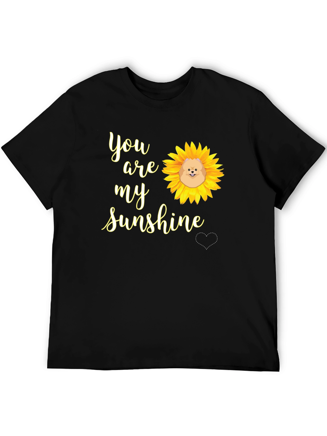 You are My Sunshine Dog Sunflower Graphic Tee