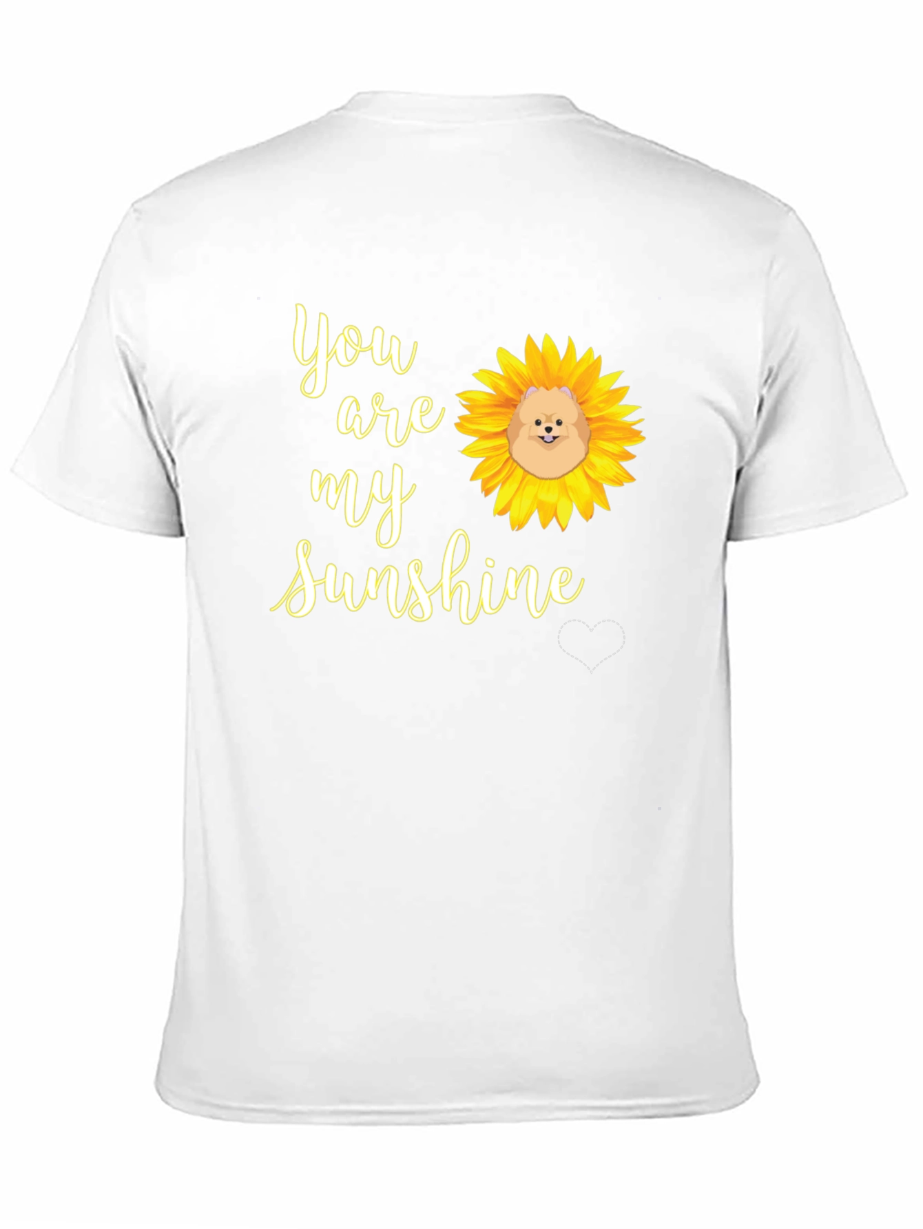 You are My Sunshine Dog Sunflower Graphic Tee