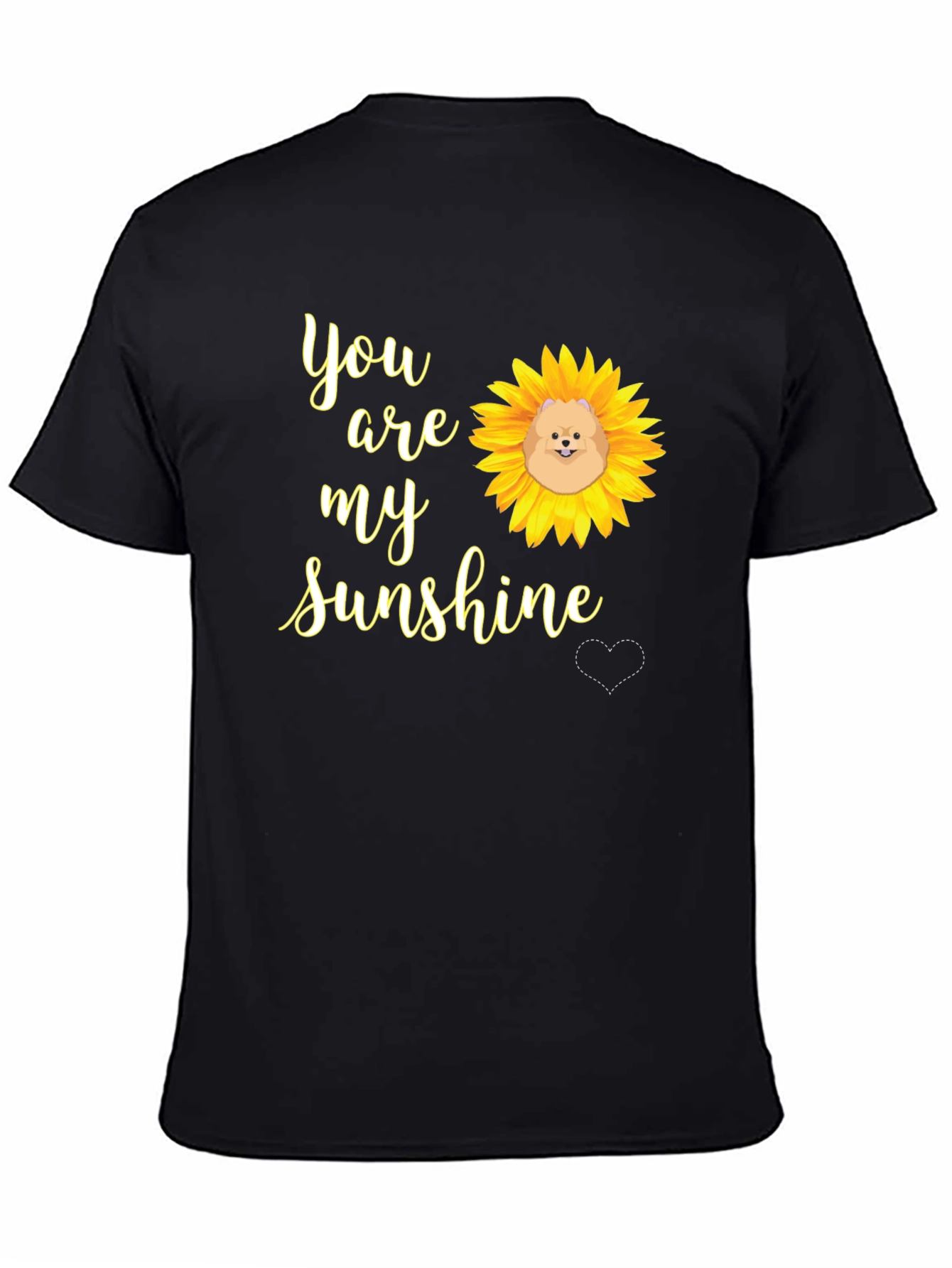 You are My Sunshine Dog Sunflower Graphic Tee