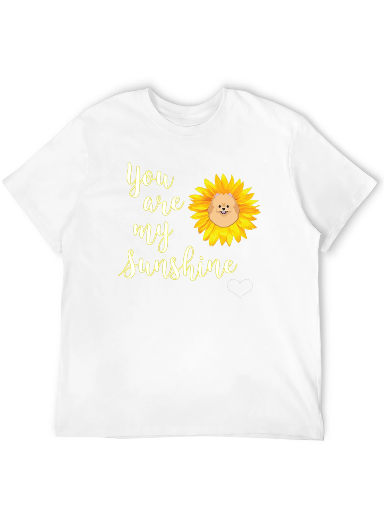 You are My Sunshine Dog Sunflower Graphic Tee