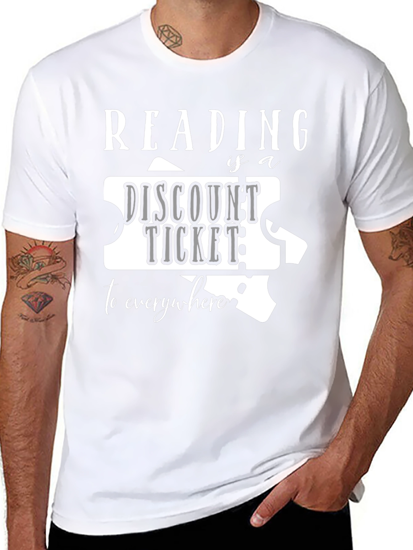 Reading is a Discount Ticket T-Shirt
