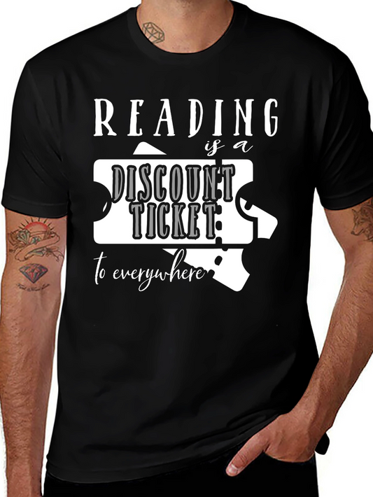 Reading is a Discount Ticket T-Shirt