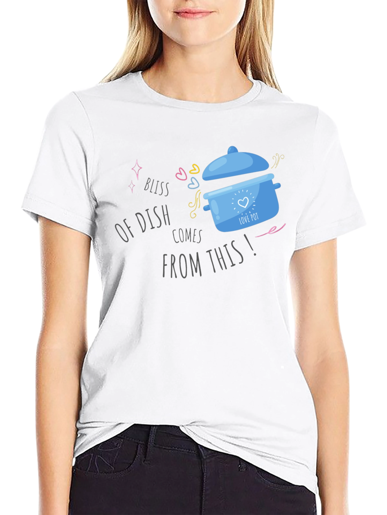 Bliss of Dish T-Shirt - Love Pot Design
