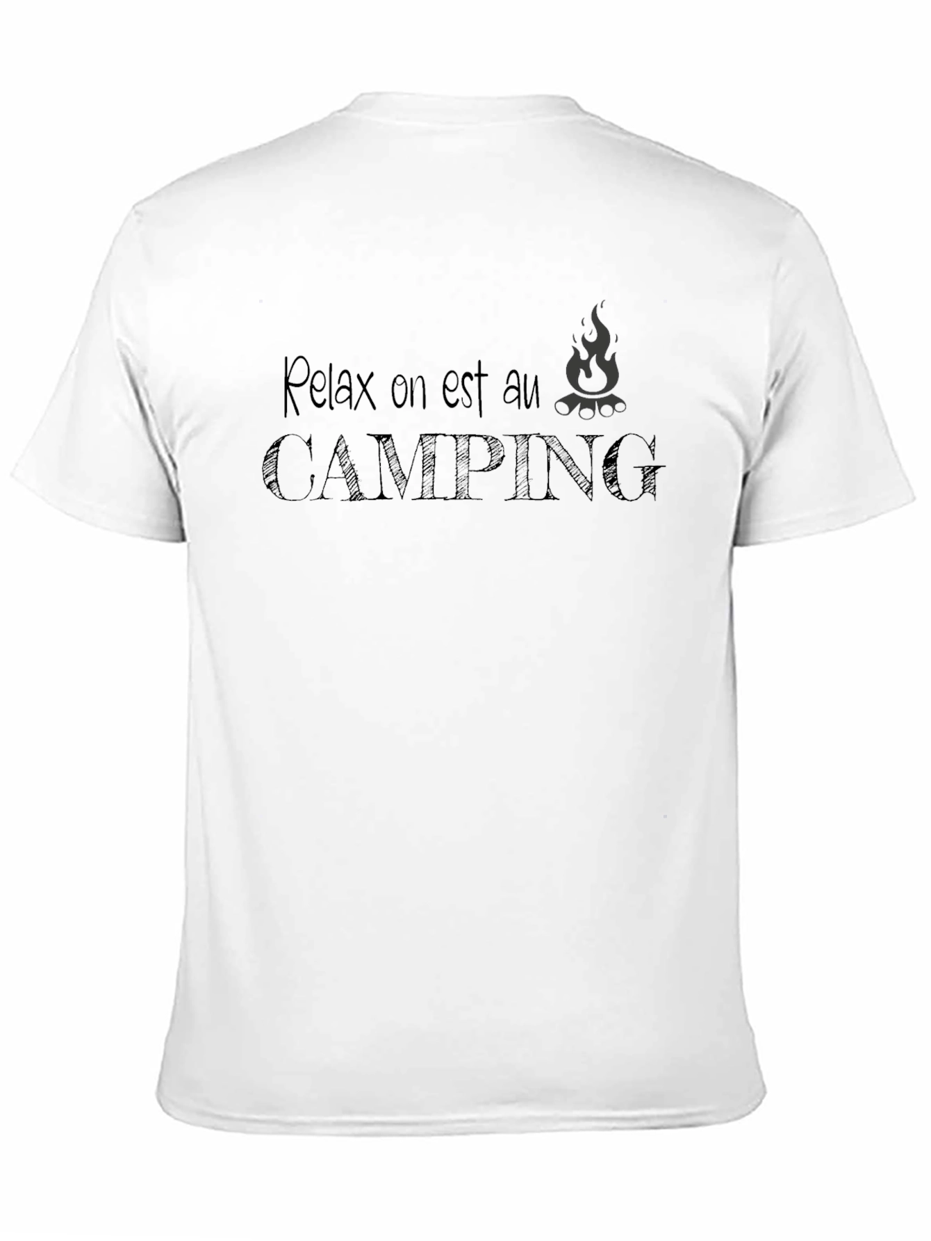 Relax Camping Tee - Black T-Shirt