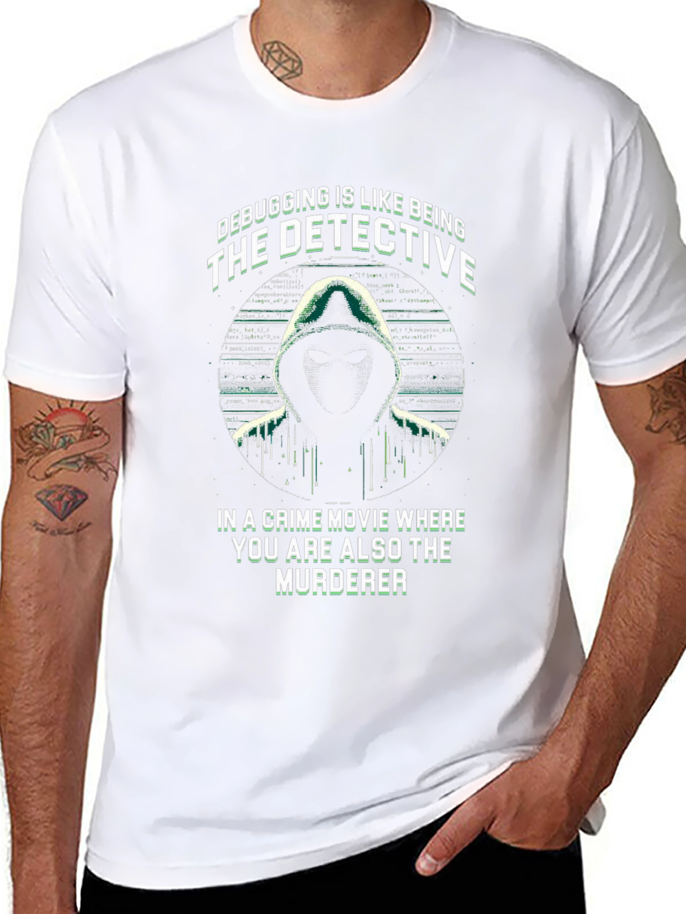 Debugging Detective T-Shirt - Programmer Humor Tee