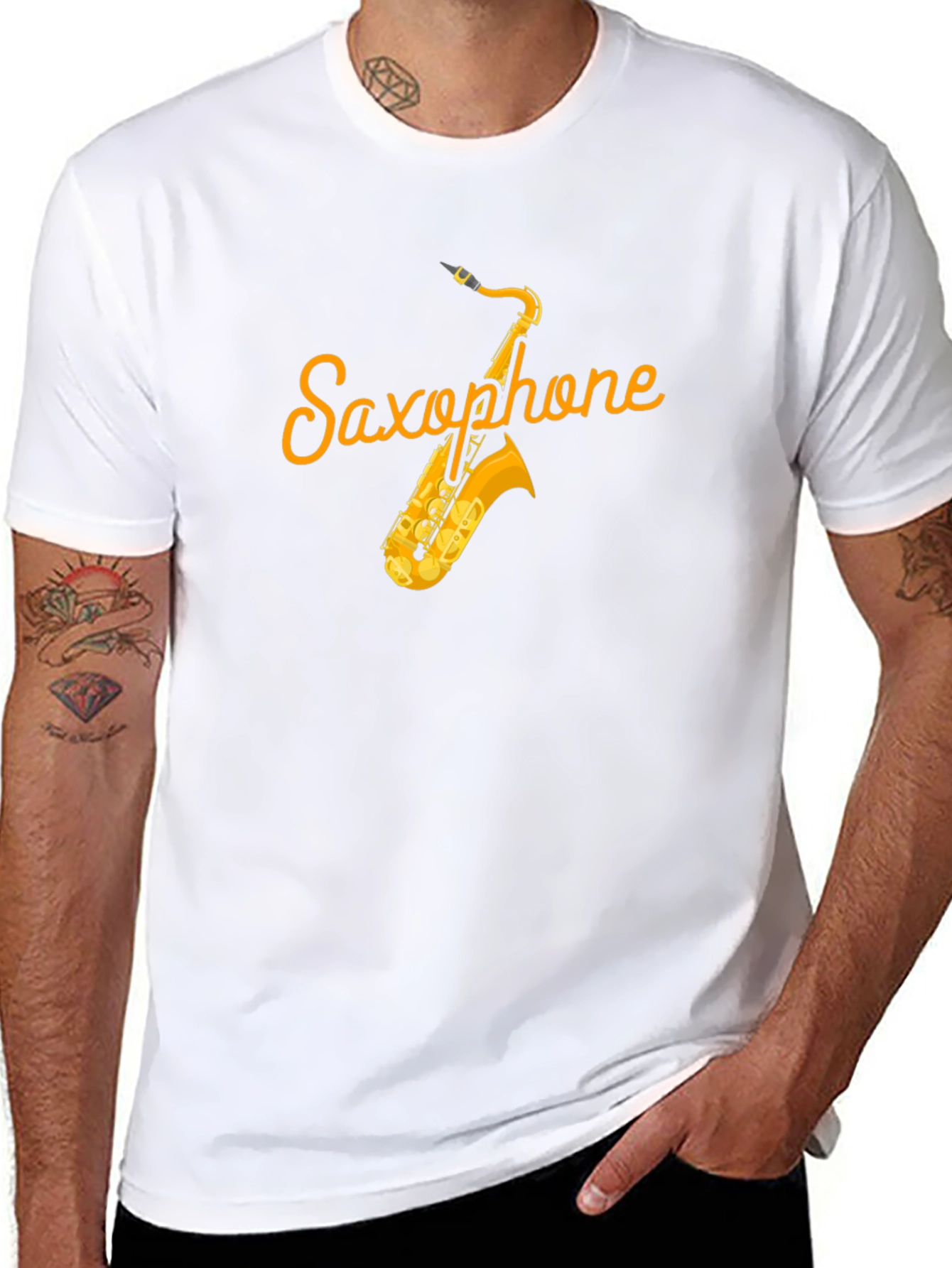 Saxophone T-Shirt - Musical Instrument Tee