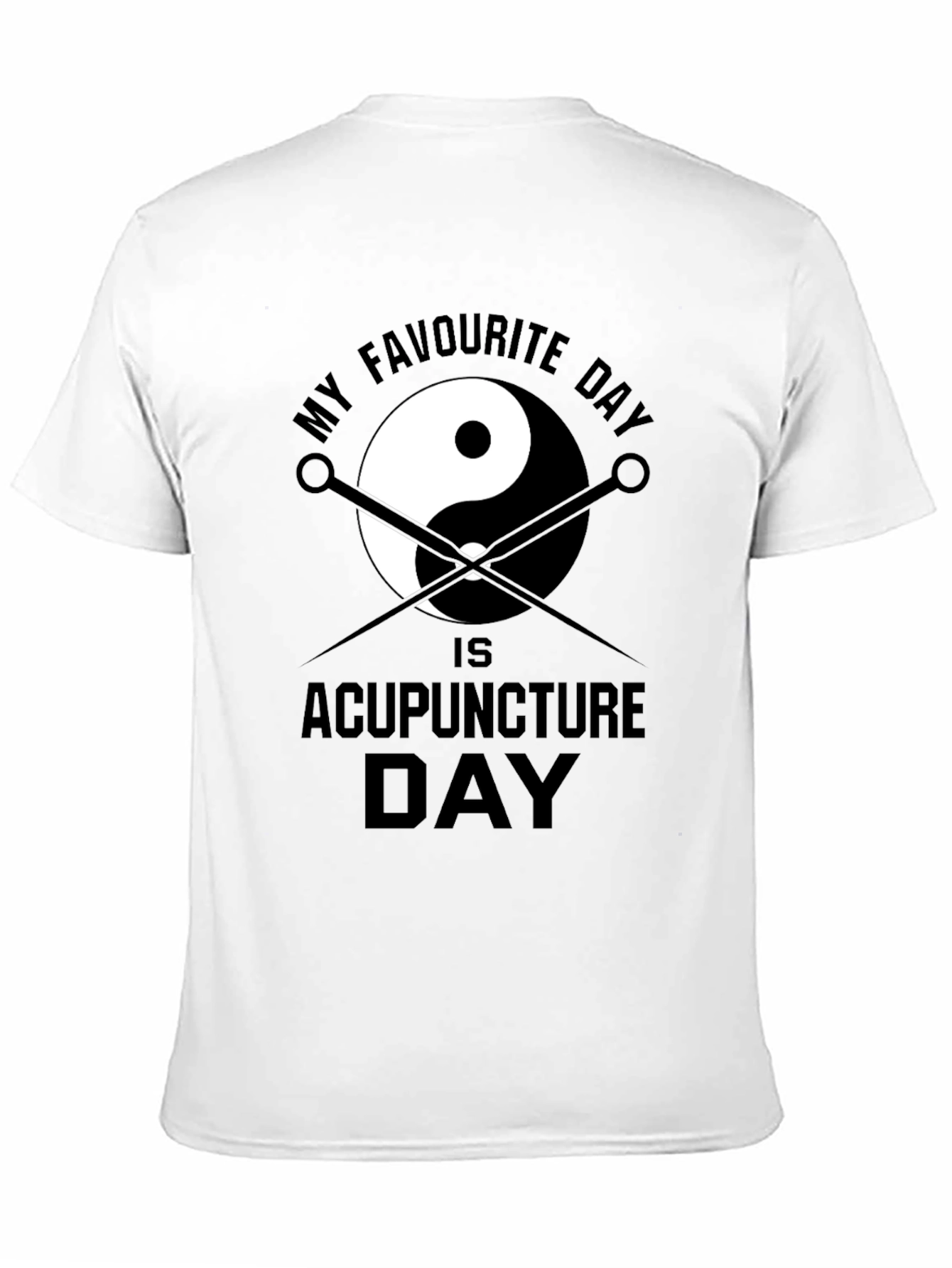 Acupuncture Yin Yang Graphic T-Shirt