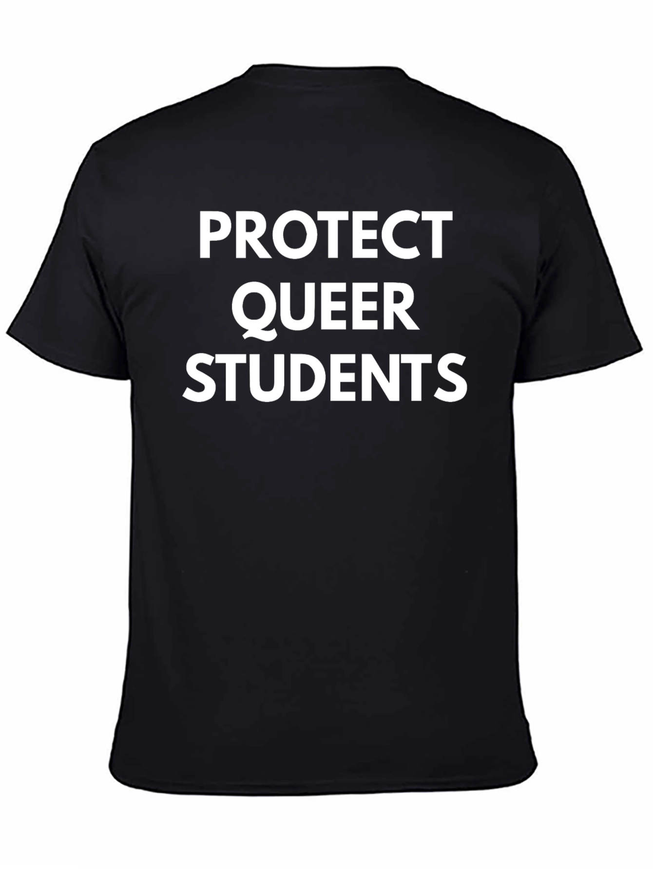 Protect Queer Students T-Shirt - Black Graphic Tee
