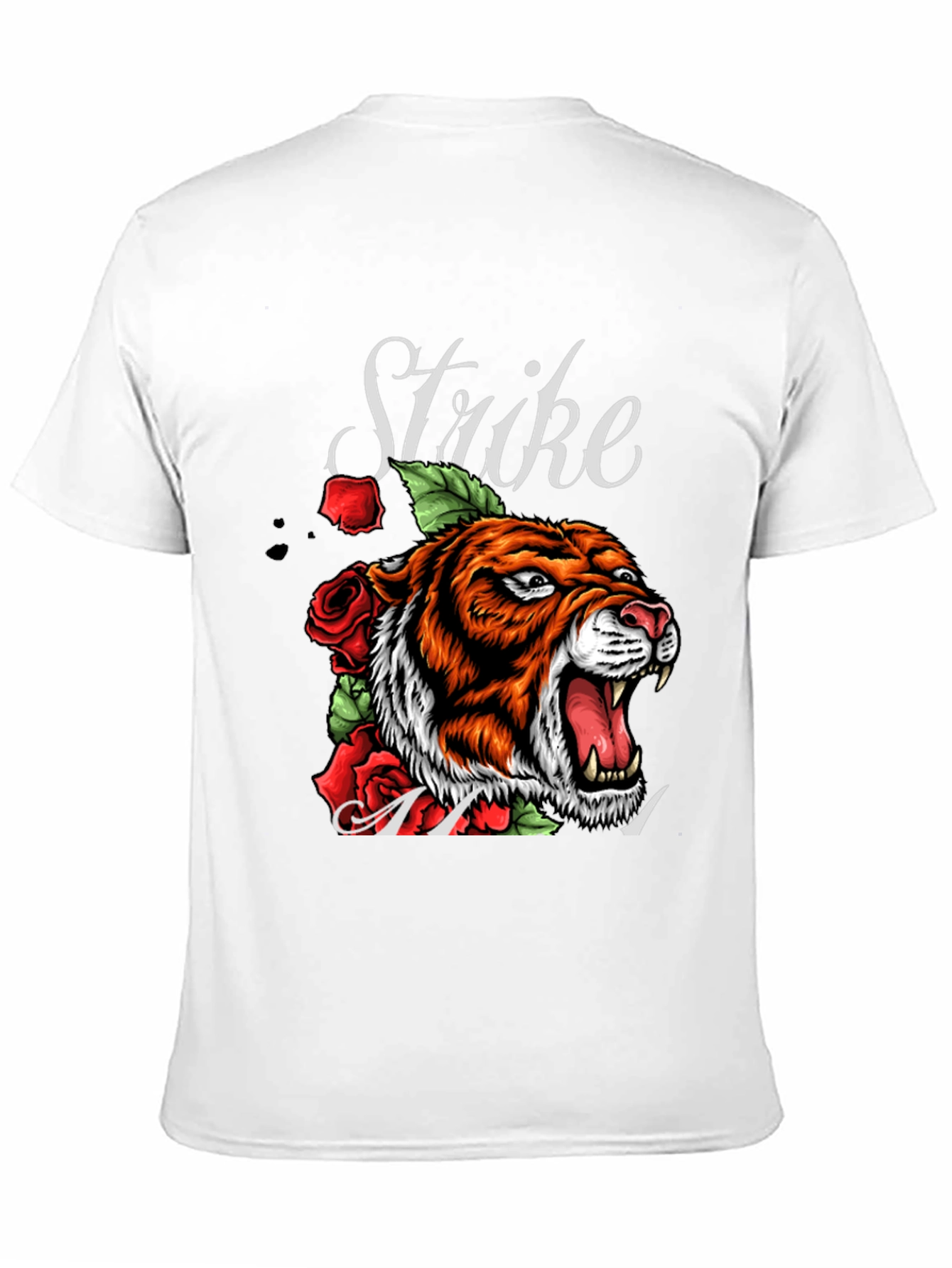 Tiger Strike Graphic Tee - Mens Black T-Shirt
