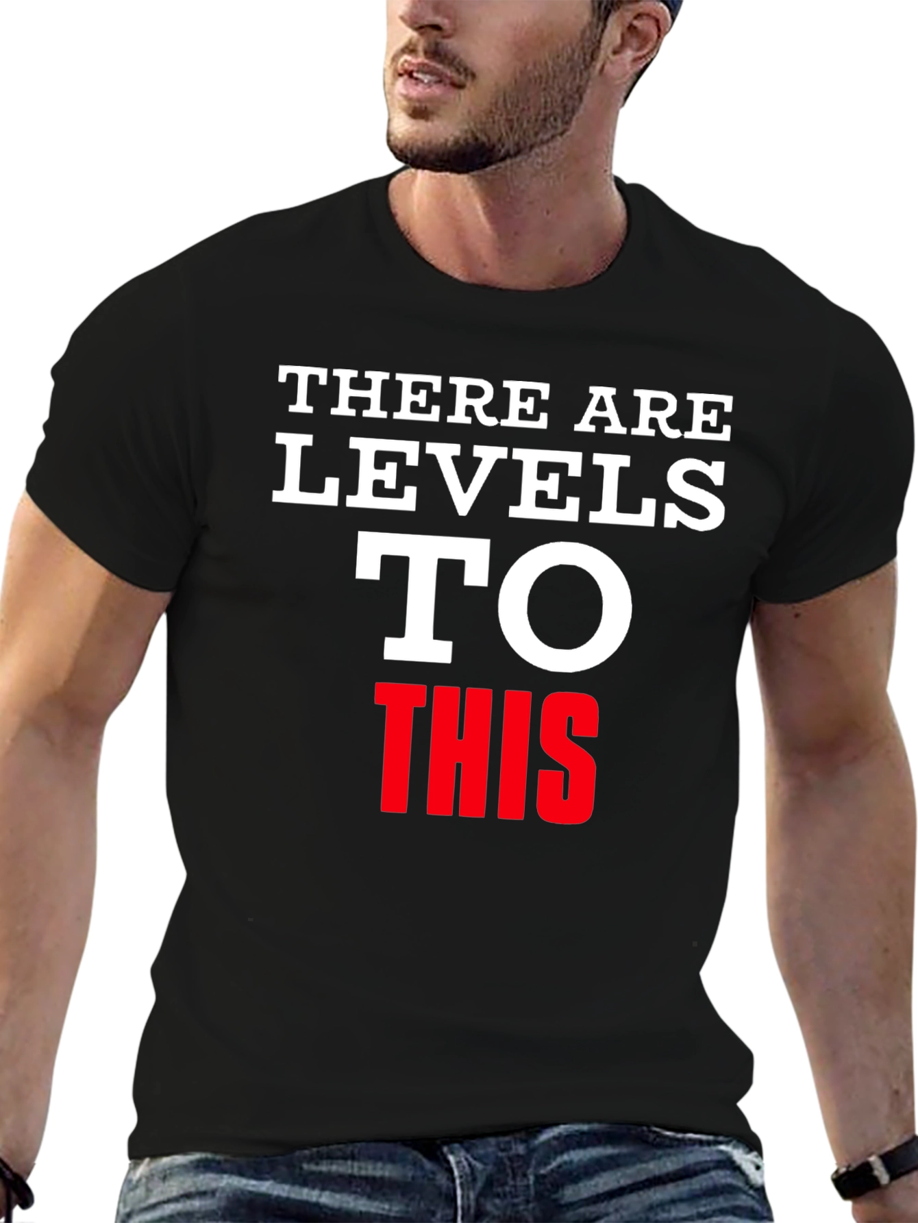 Levels to This Graphic Tee - Black