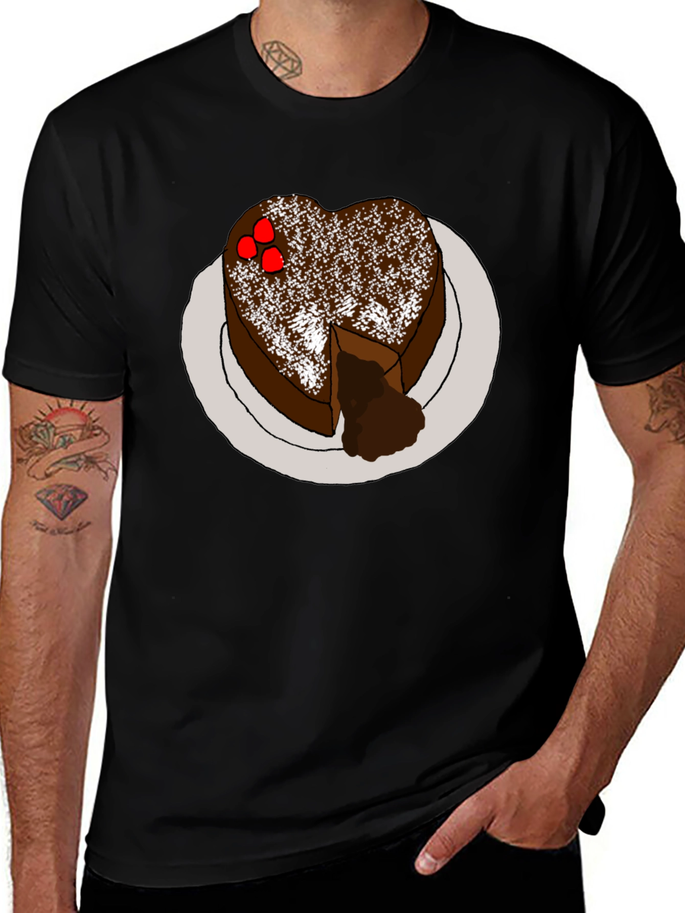 Heart Cake T-Shirt - Sweet Style