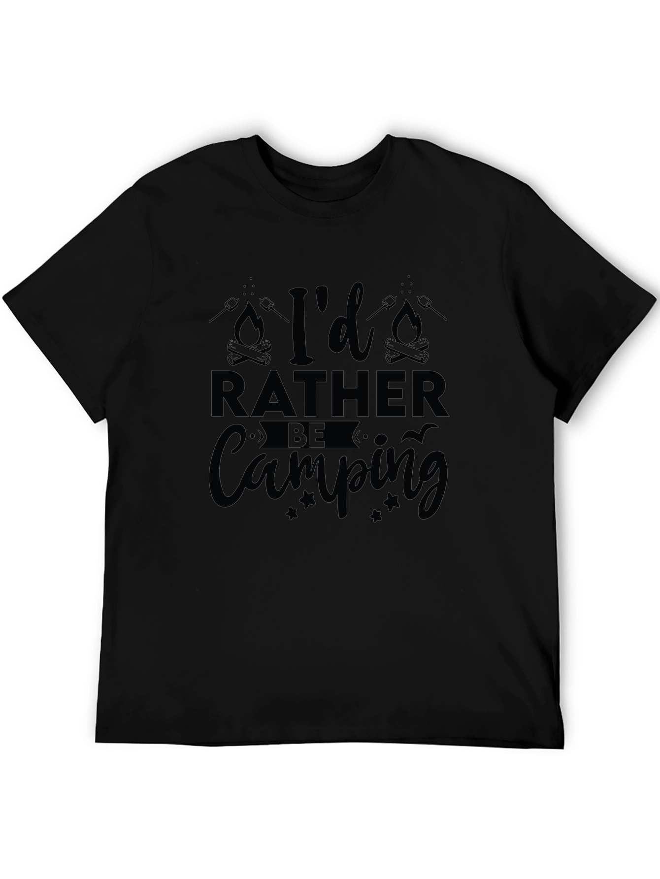 Camping T-Shirt - Id Rather Be Camping