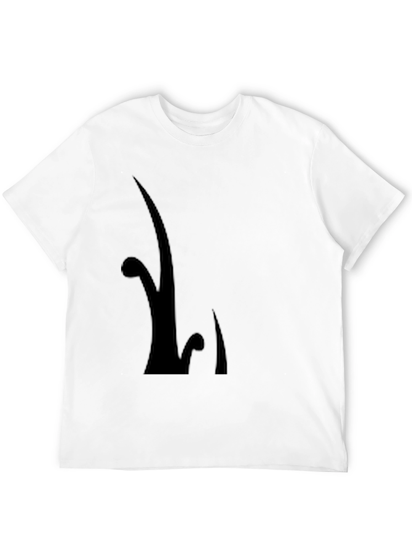 Stylish Black Graphic Tee - Modern Design