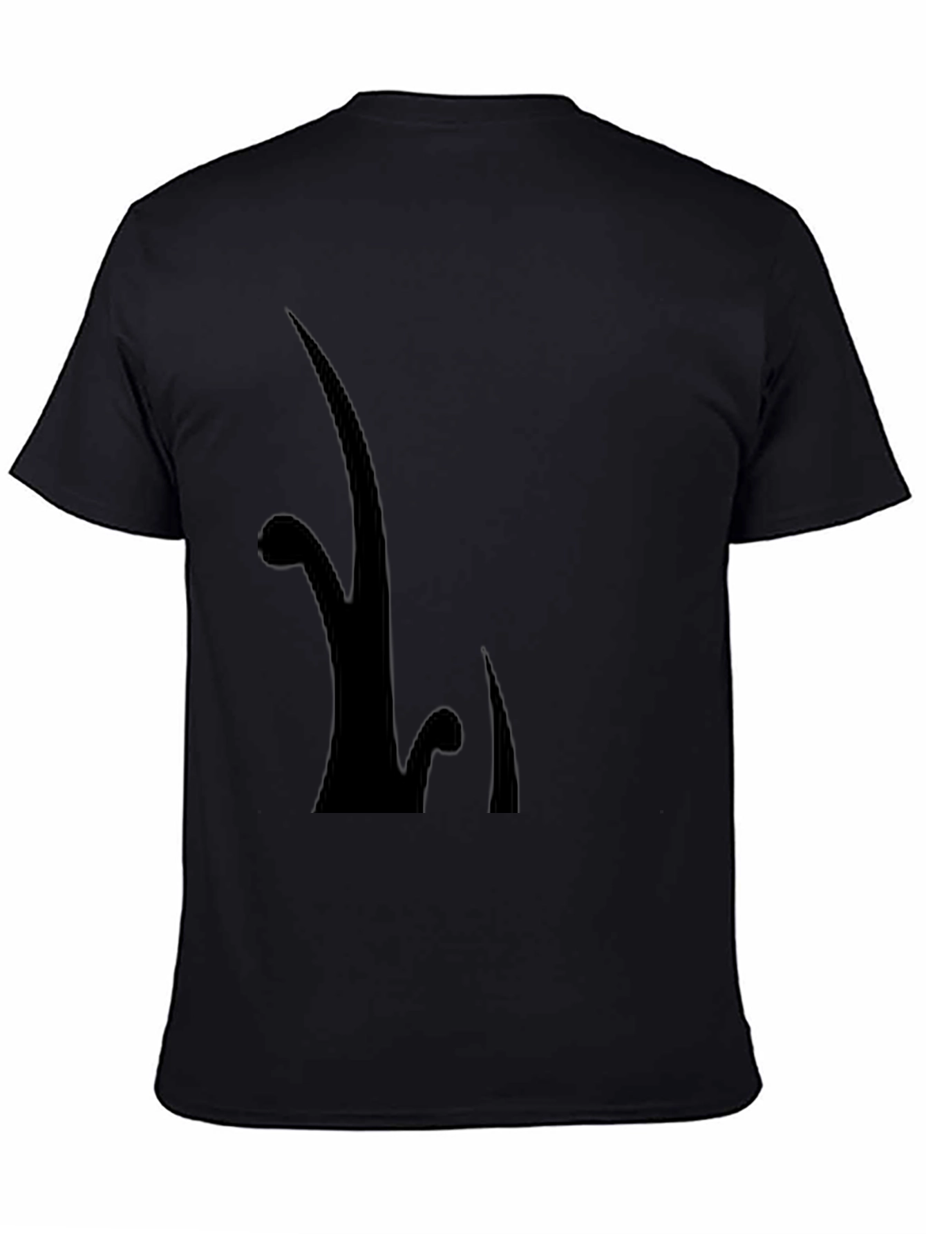 Stylish Black Graphic Tee - Modern Design