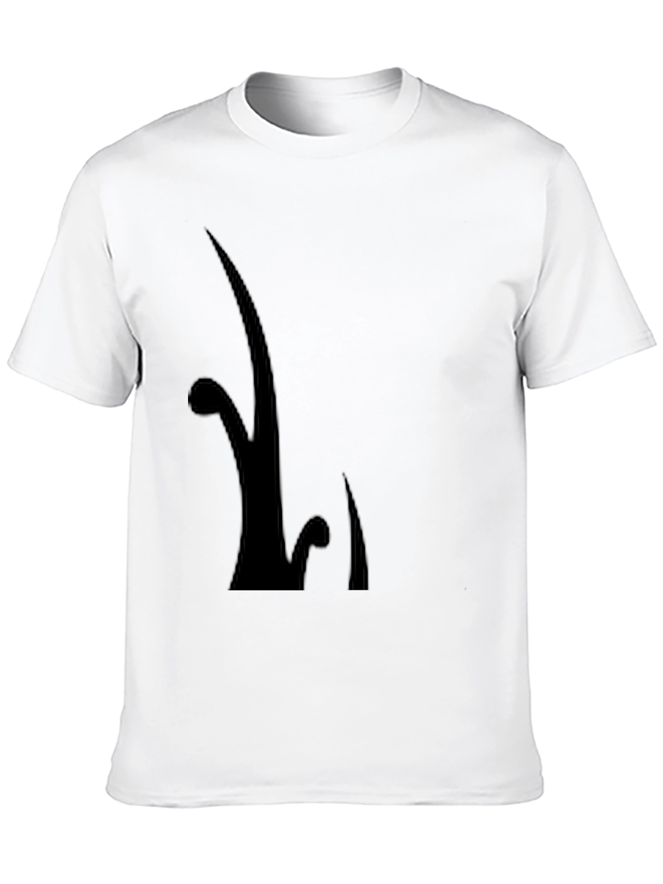 Stylish Black Graphic Tee - Modern Design