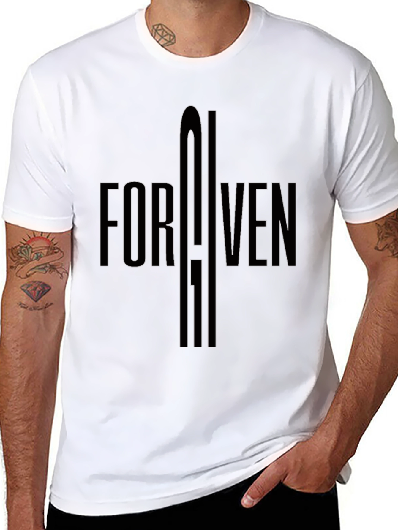 Forgiven Graphic Tee - Christian Apparel