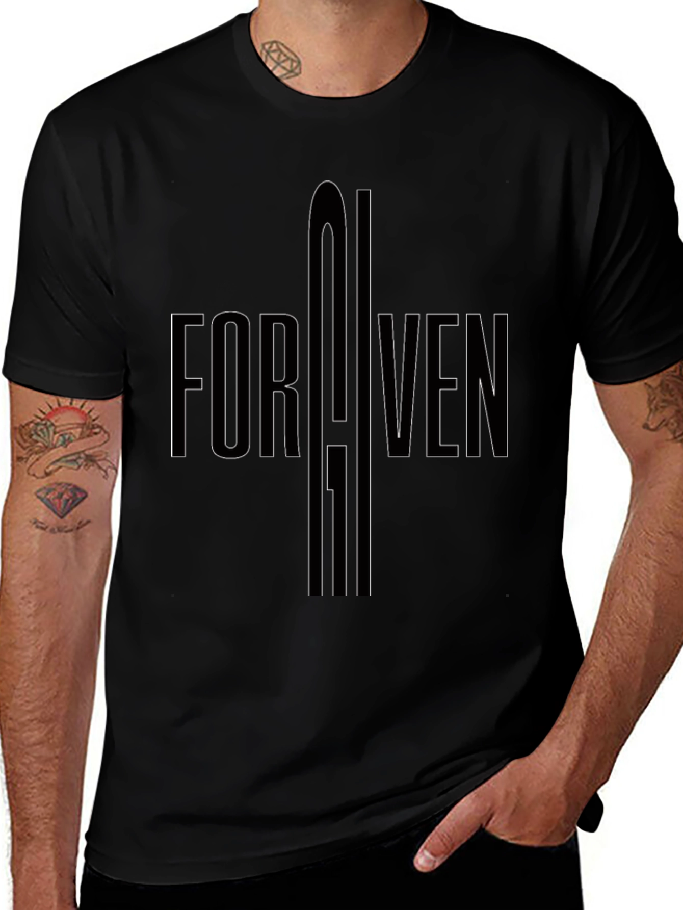 Forgiven Graphic Tee - Christian Apparel
