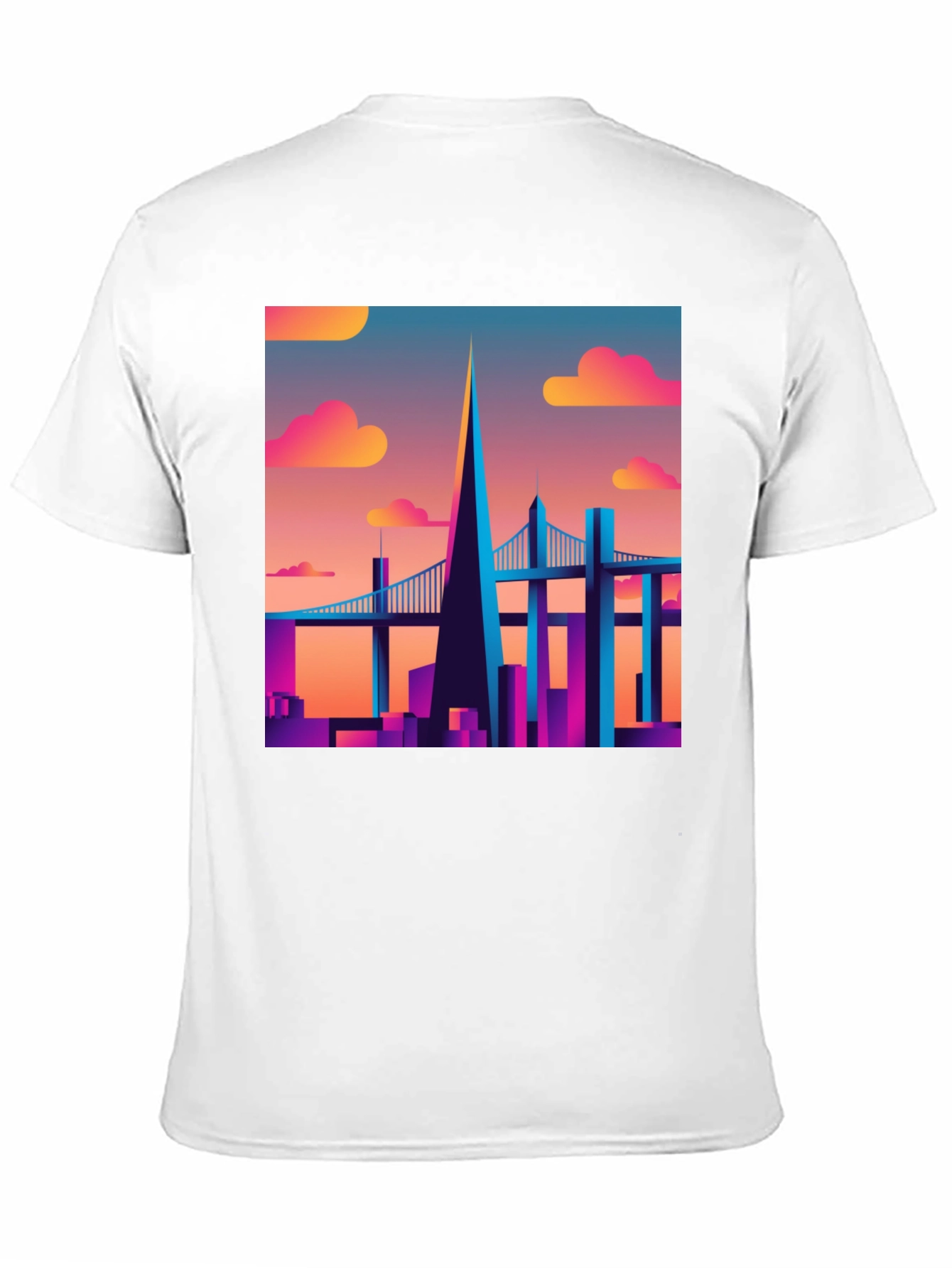 Retro Cityscape T-Shirt - Vibrant Graphic Tee