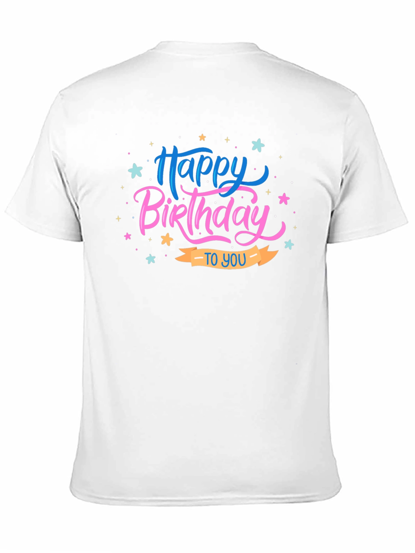 Happy Birthday Graphic T-Shirt - Black