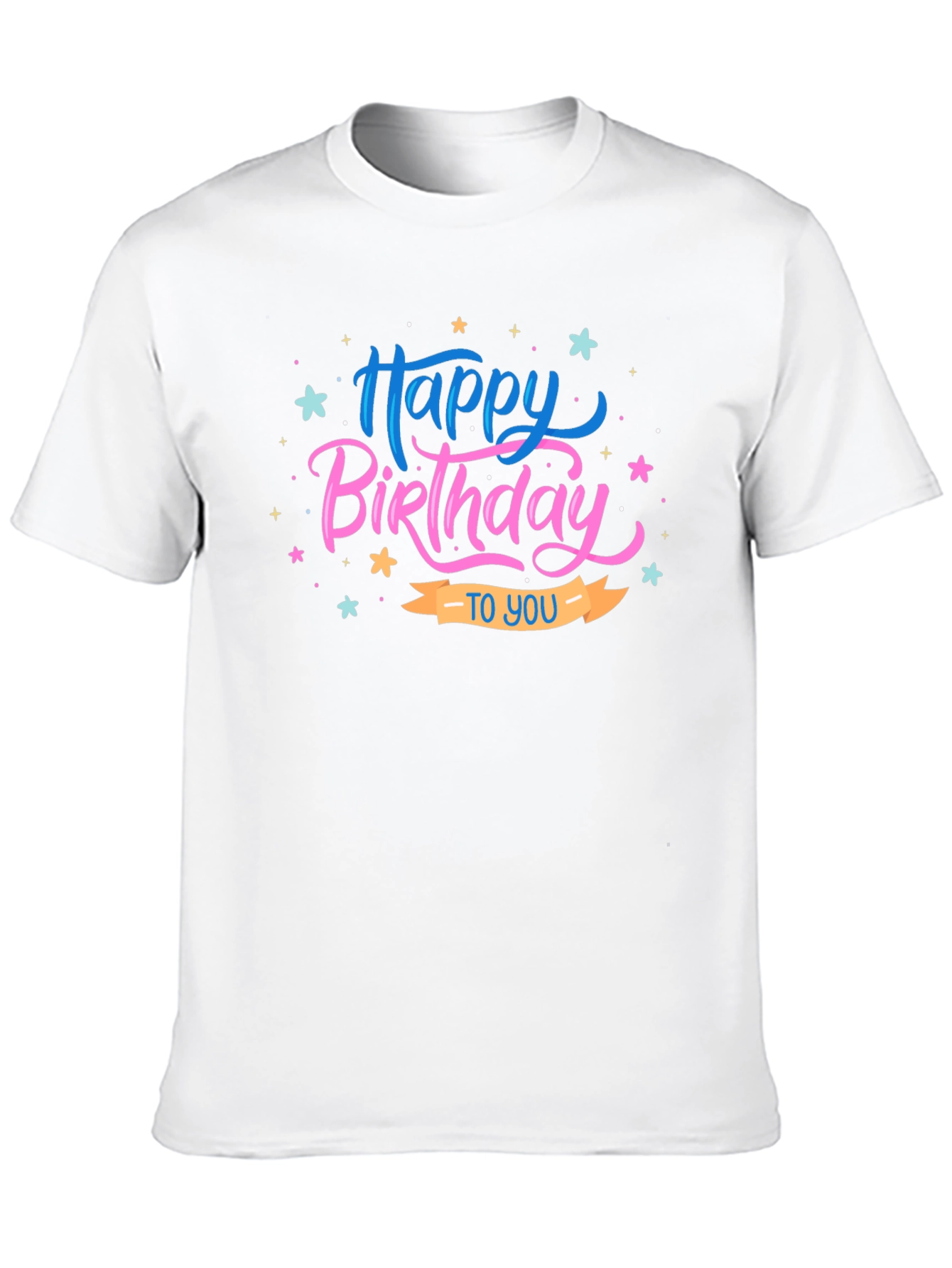 Happy Birthday Graphic T-Shirt - Black