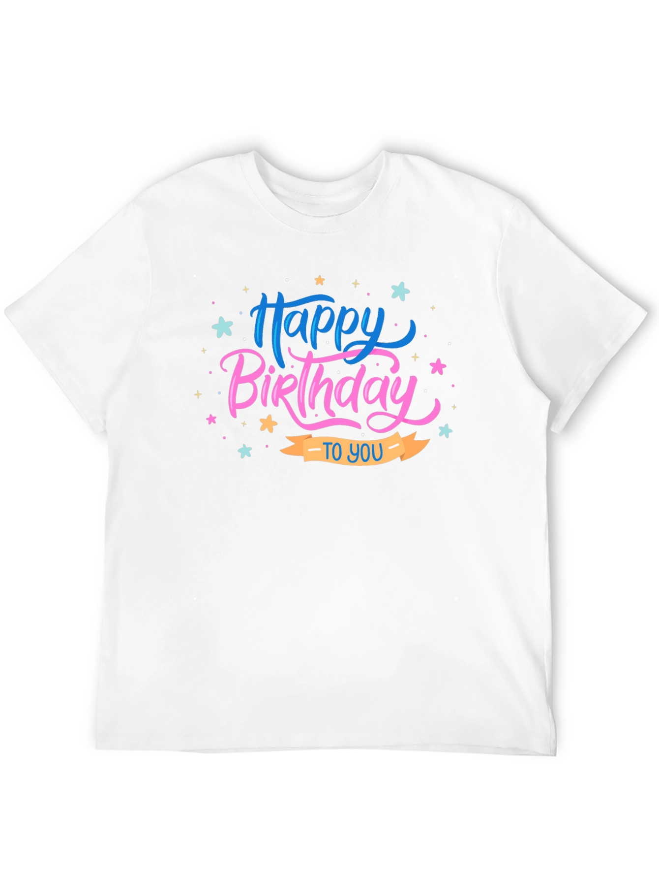 Happy Birthday Graphic T-Shirt - Black