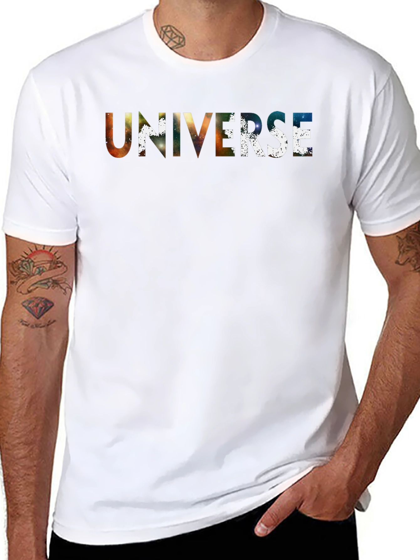 Universe Graphic Print T-Shirt