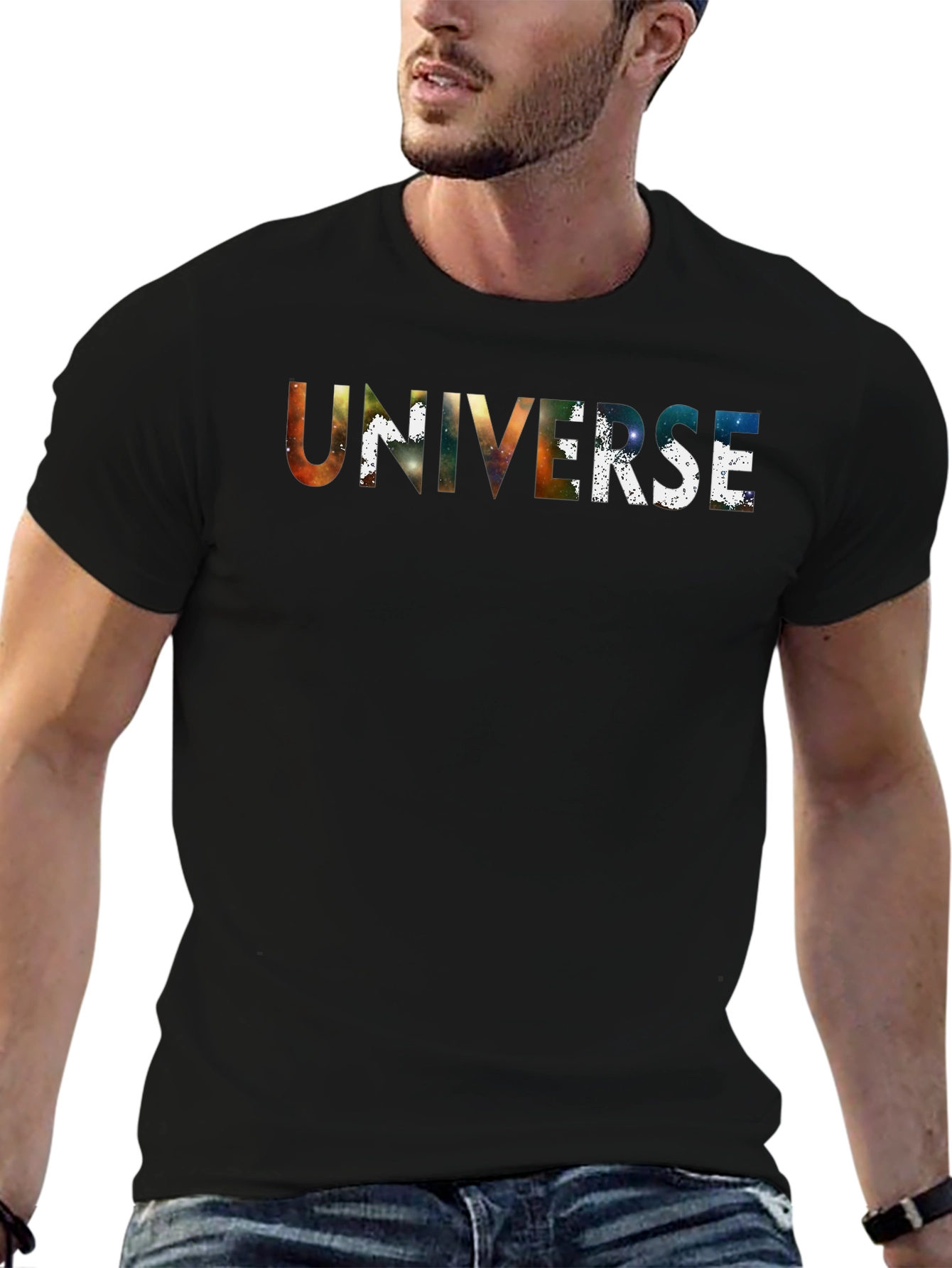 Universe Graphic Print T-Shirt