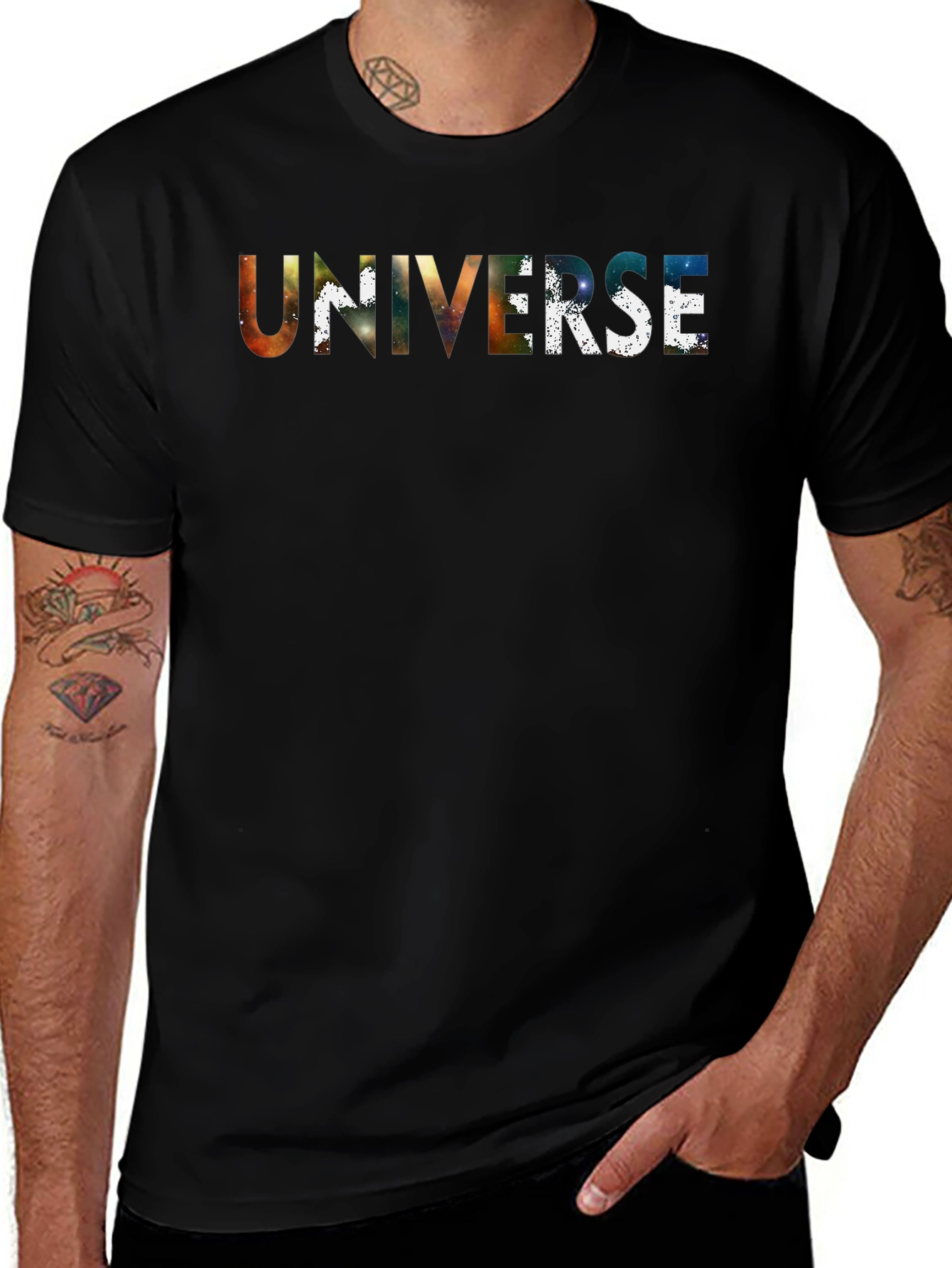 Universe Graphic Print T-Shirt