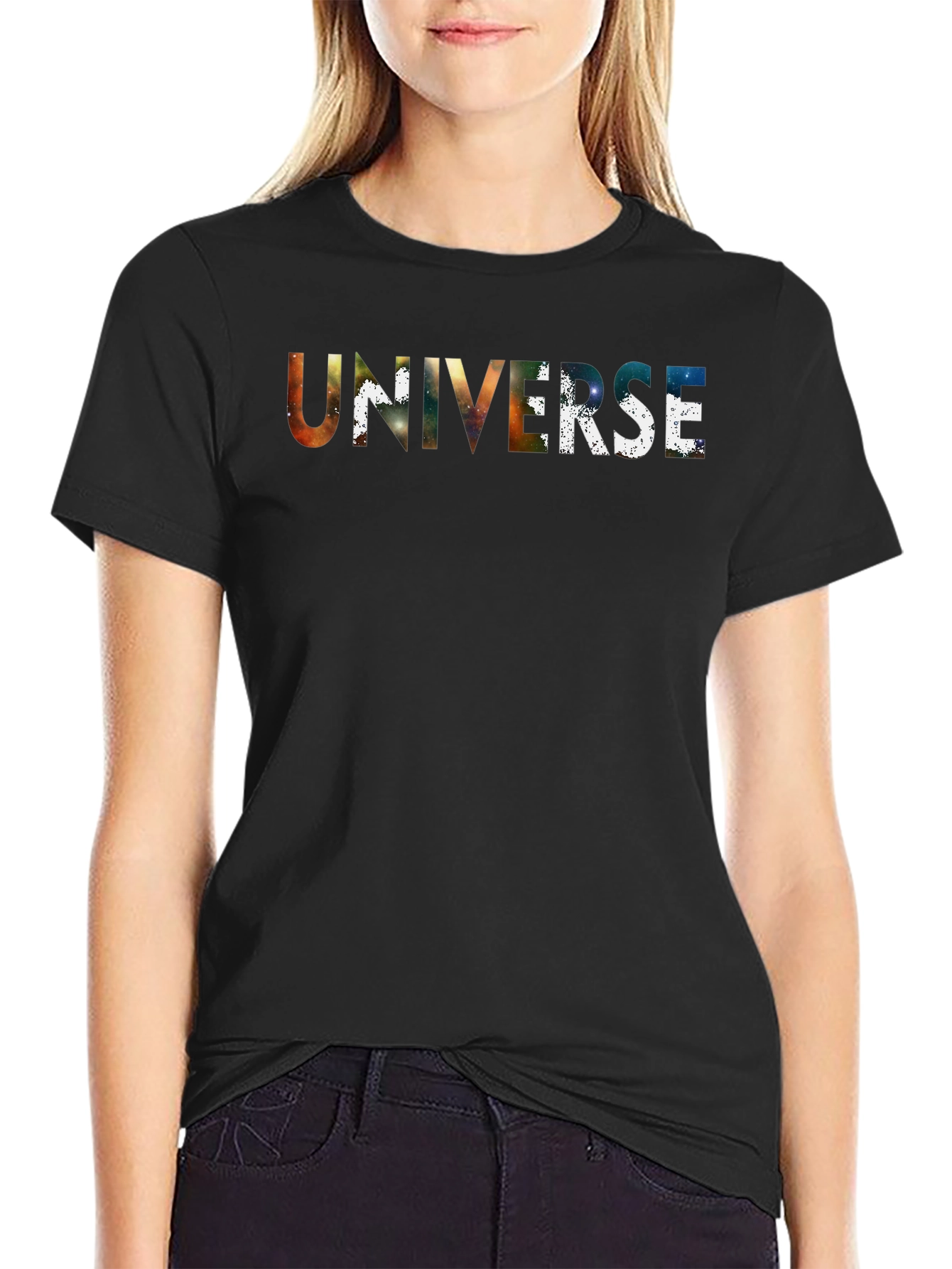 Universe Graphic Print T-Shirt