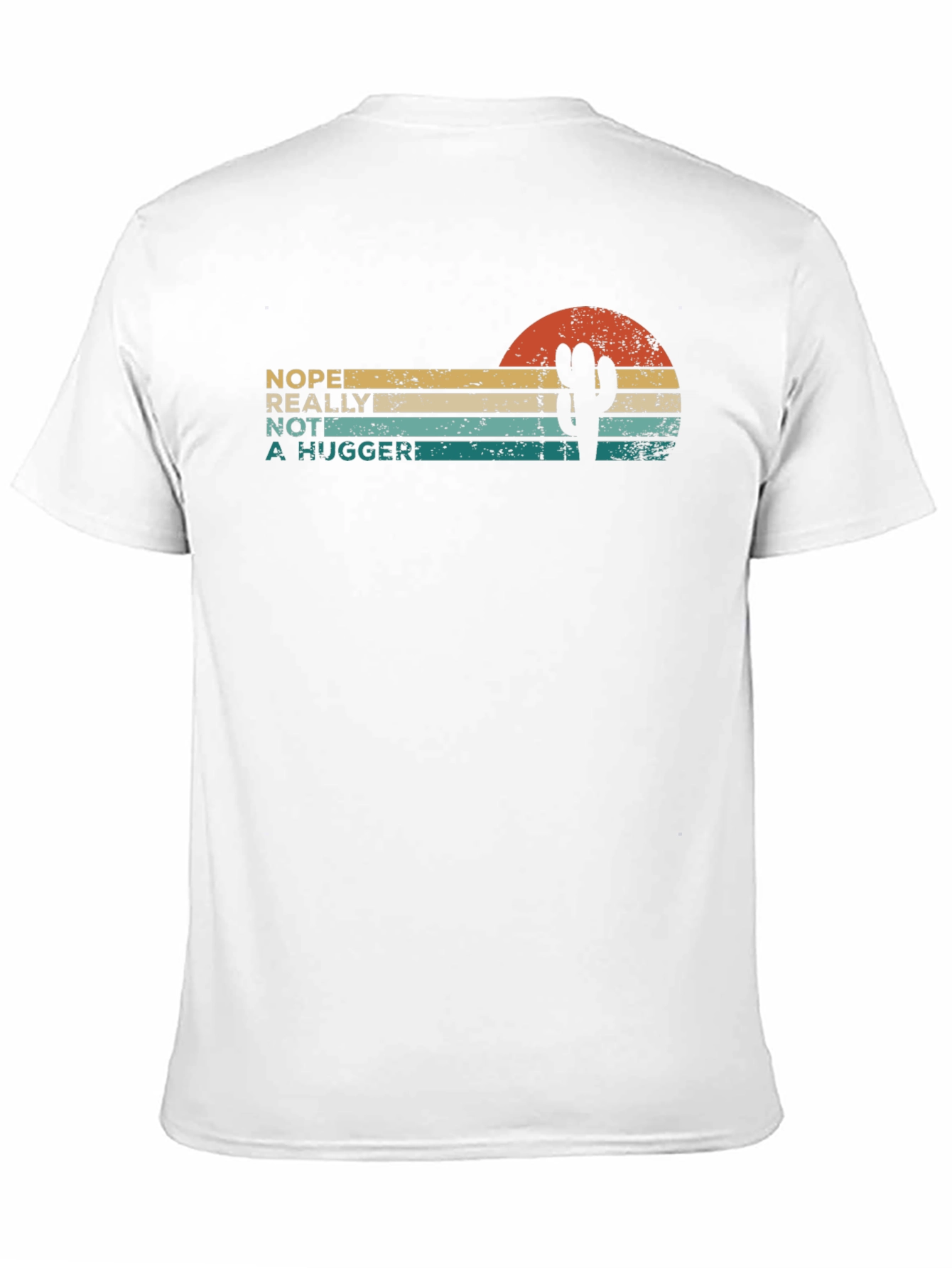 Nope Not a Hugger Cactus T-Shirt