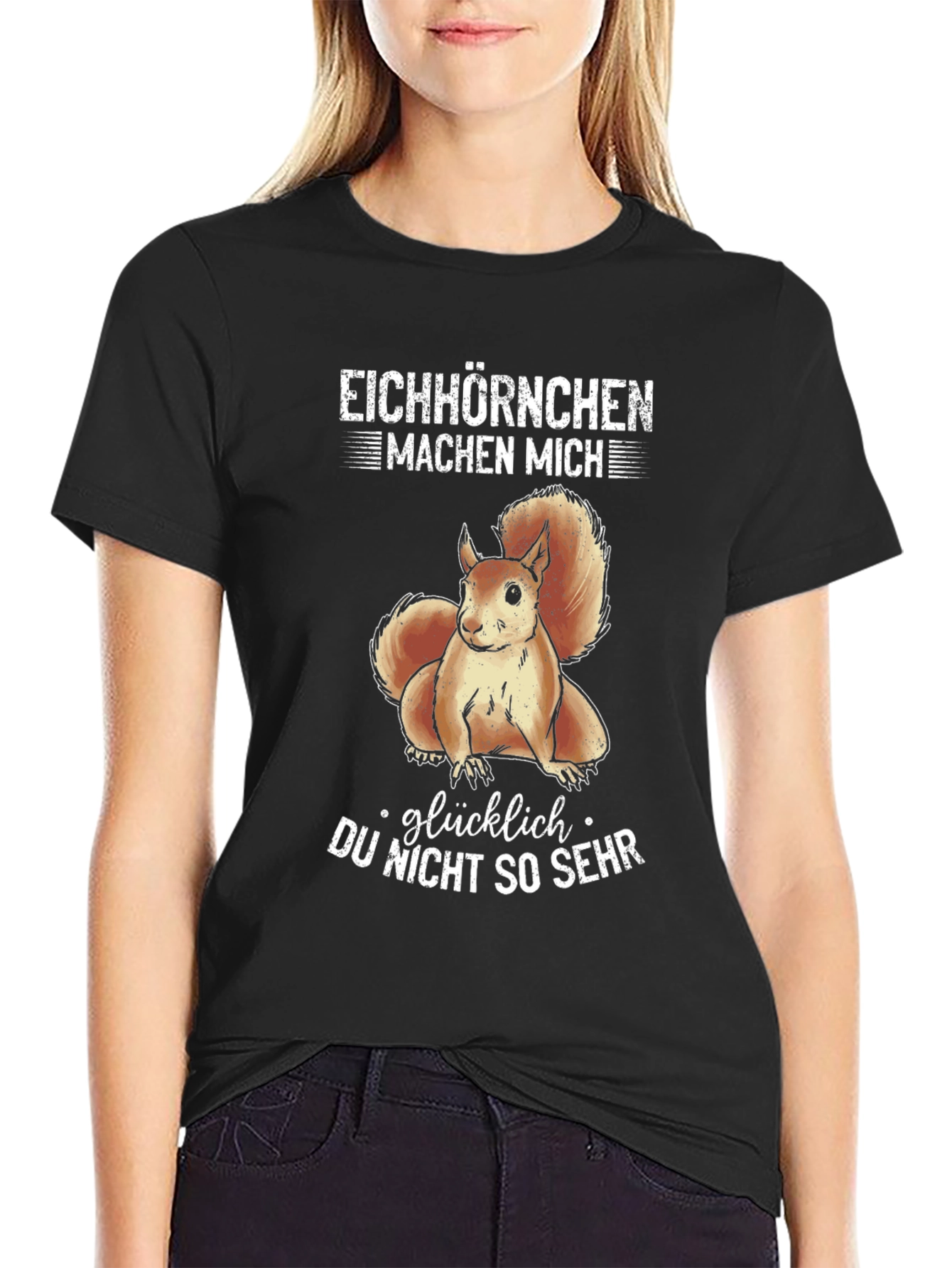 Funny Squirrel Graphic T-Shirt - Eichhörnchen Machen Mich