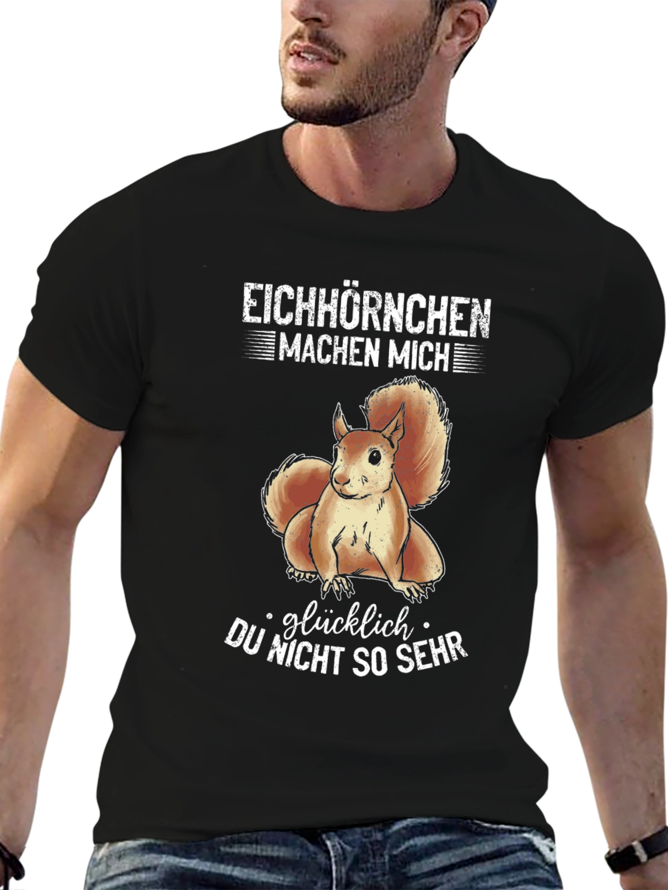 Funny Squirrel Graphic T-Shirt - Eichhörnchen Machen Mich