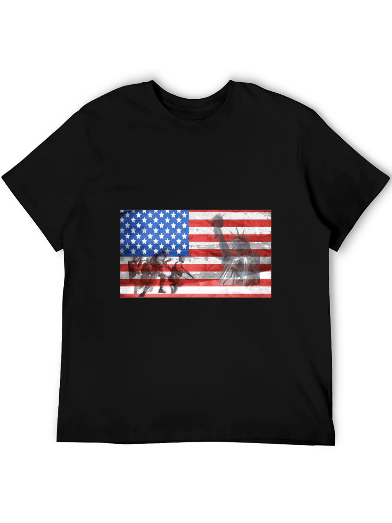 USA Flag Graphic T-Shirt
