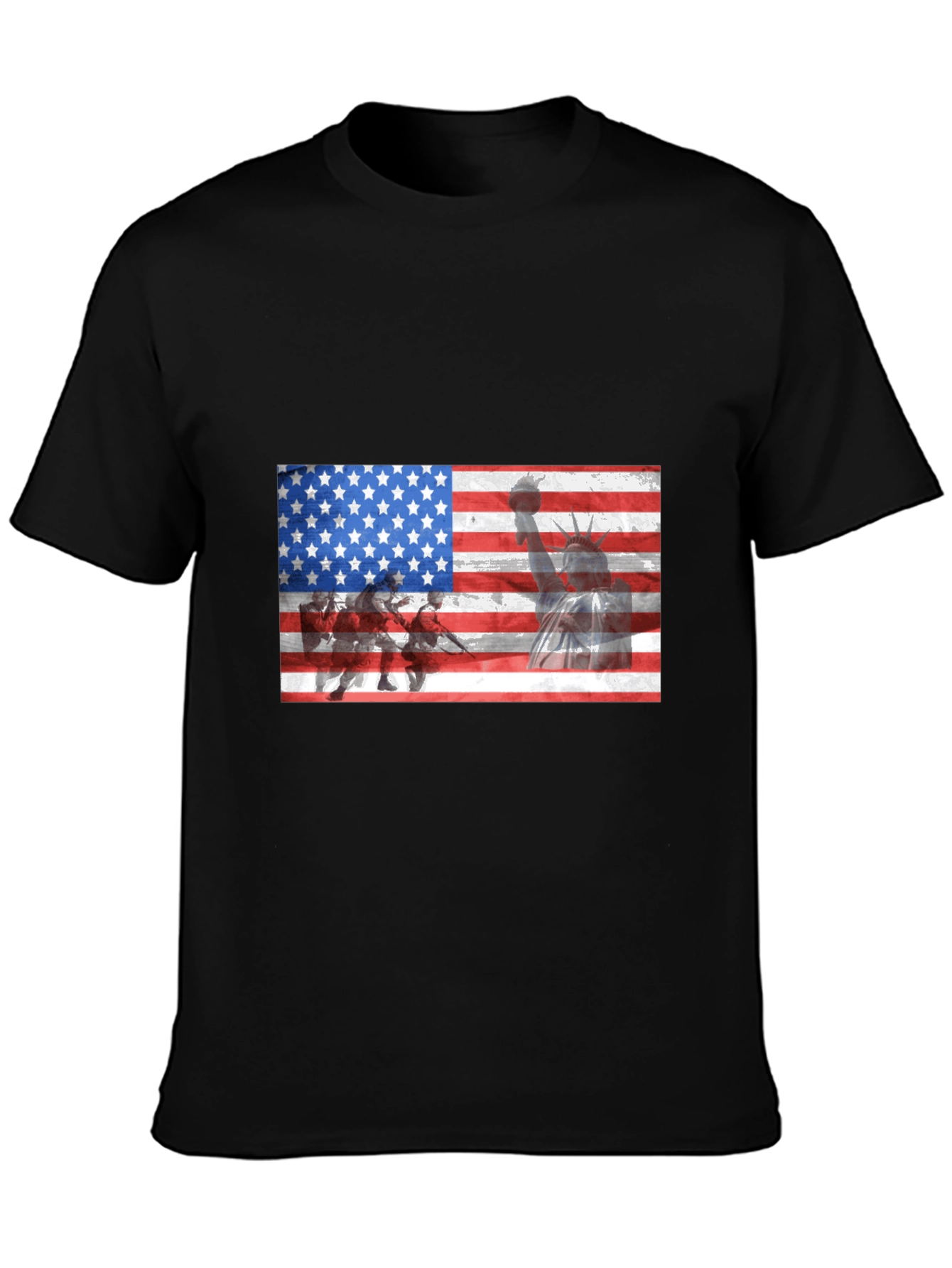 USA Flag Graphic T-Shirt