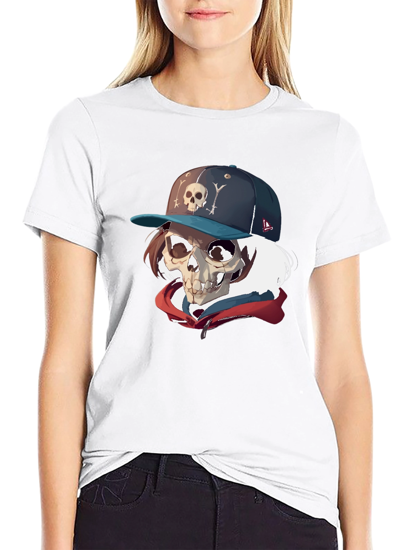 Skull Graphic T-Shirt - Urban Style