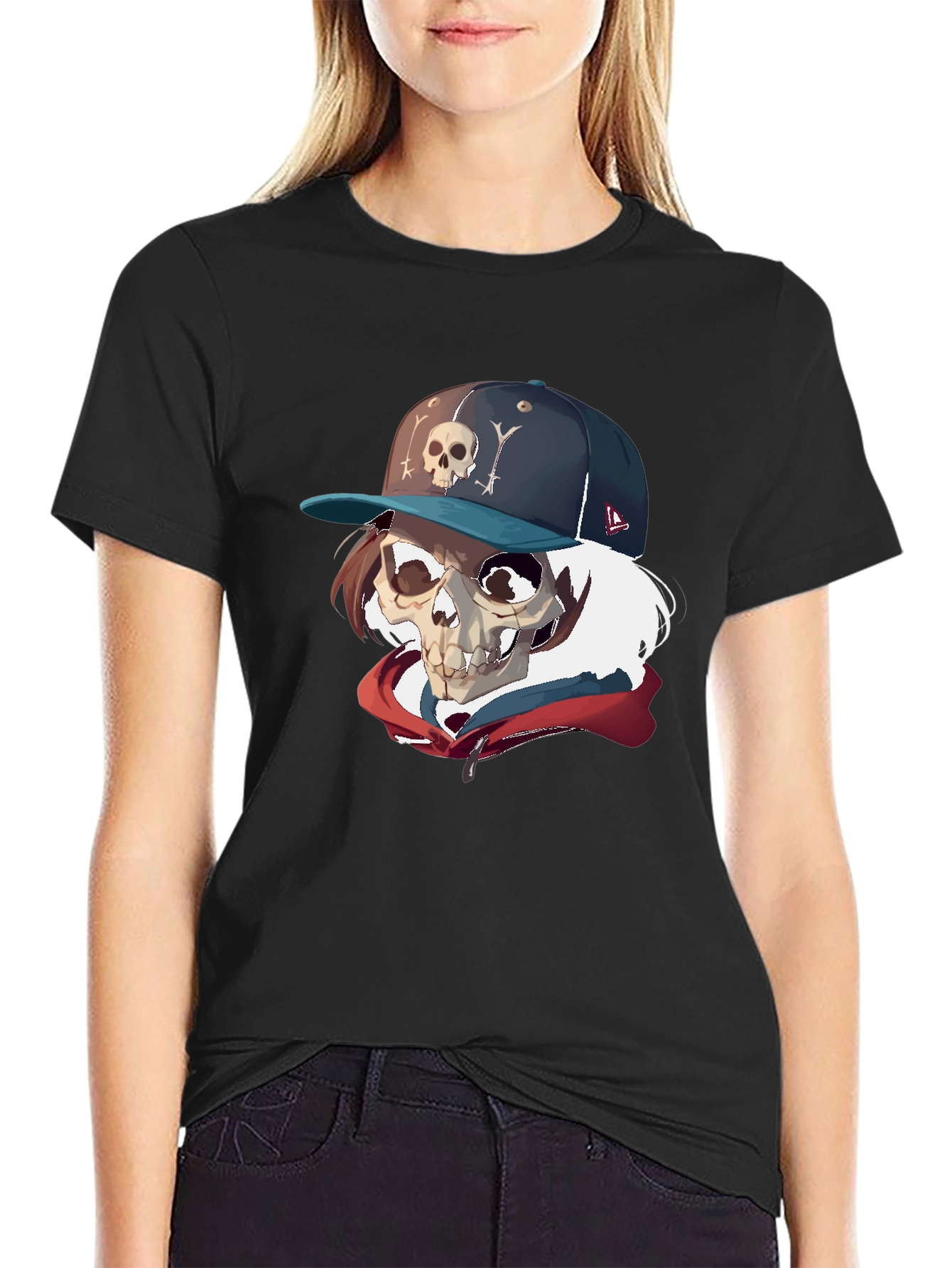 Skull Graphic T-Shirt - Urban Style