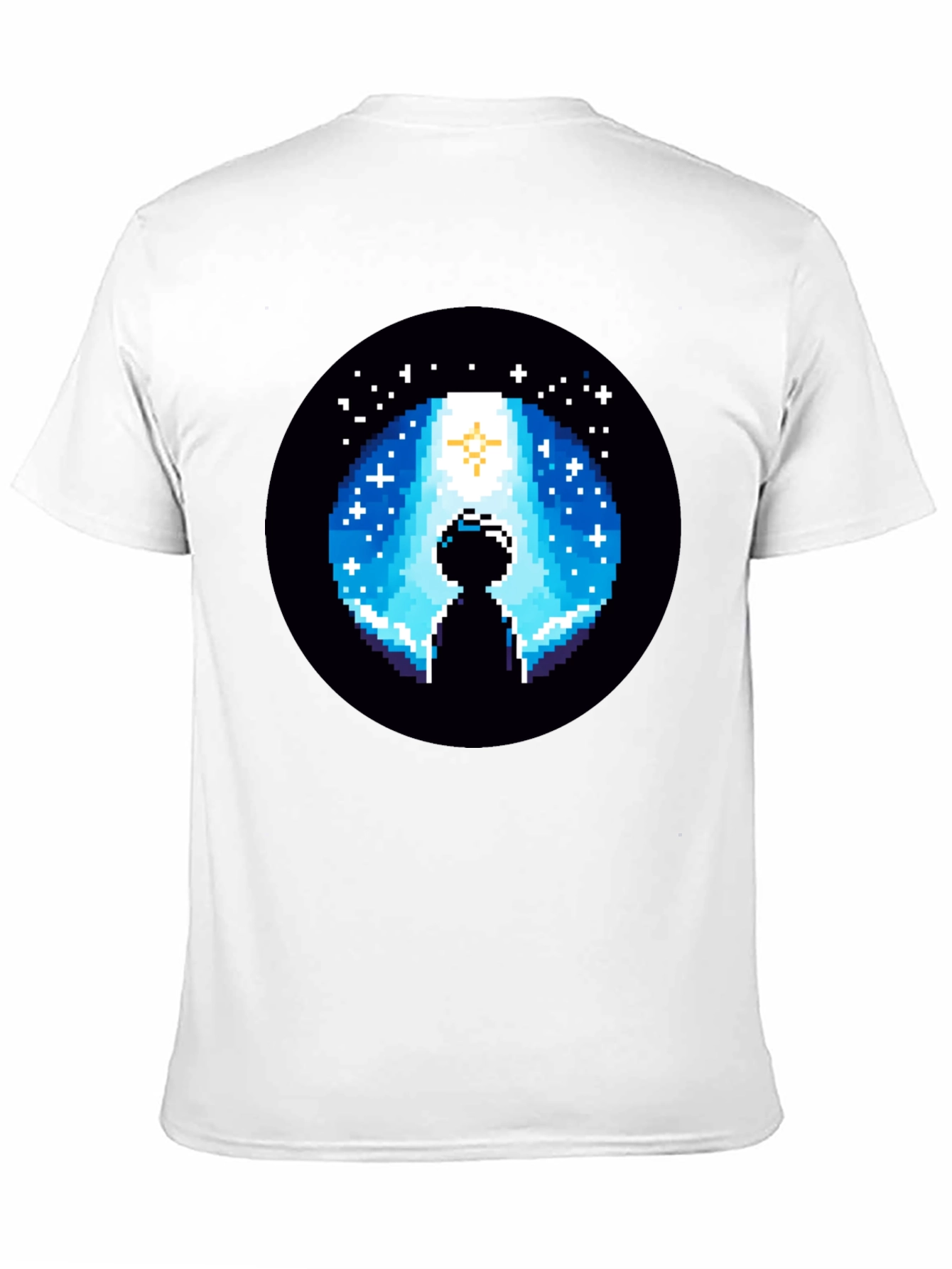Pixel Alien Abduction Graphic T-Shirt