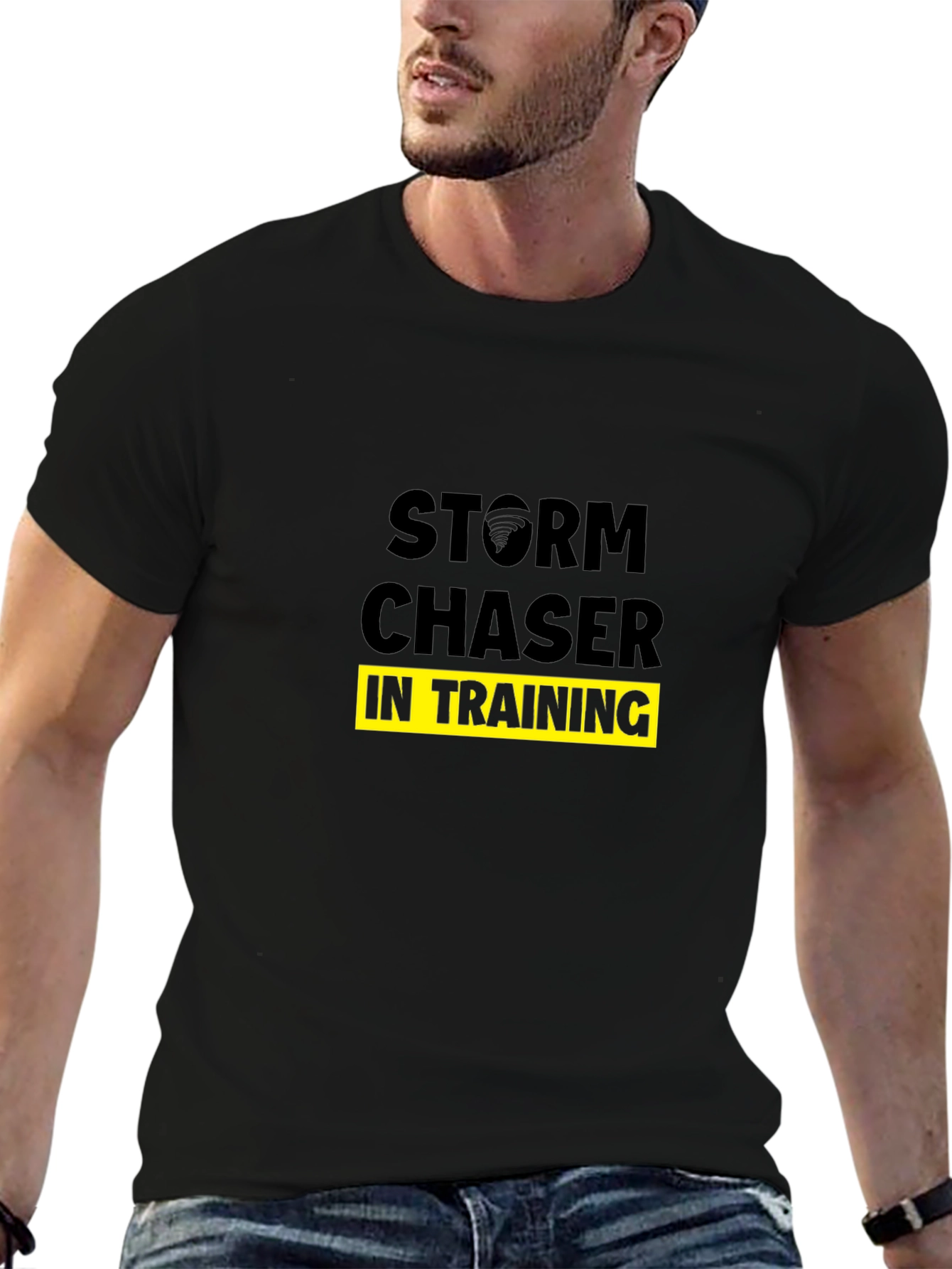 Storm Chaser in Training Graphic Tee - Black