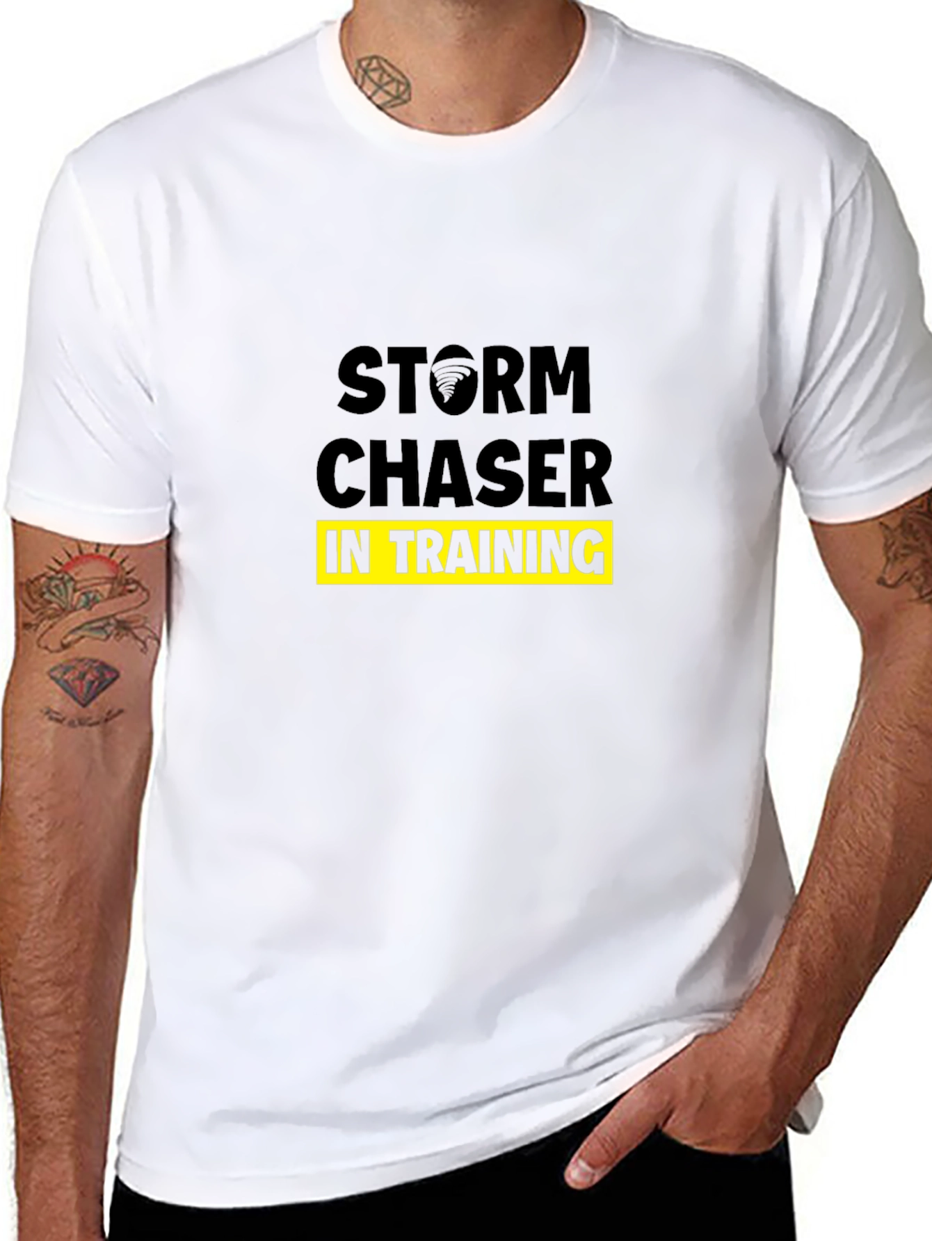 Storm Chaser in Training Graphic Tee - Black
