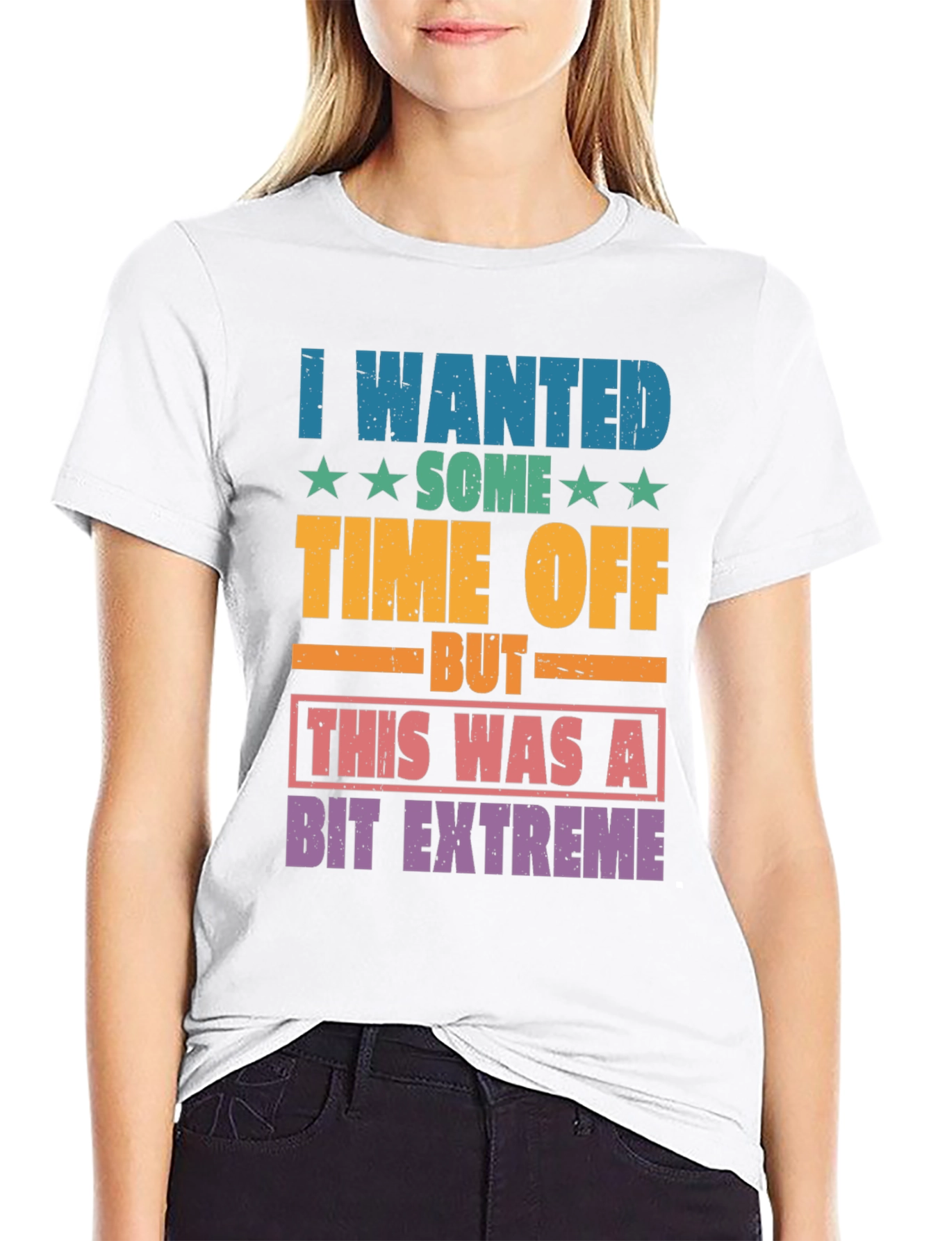 Funny Extreme Time Off Graphic T-Shirt