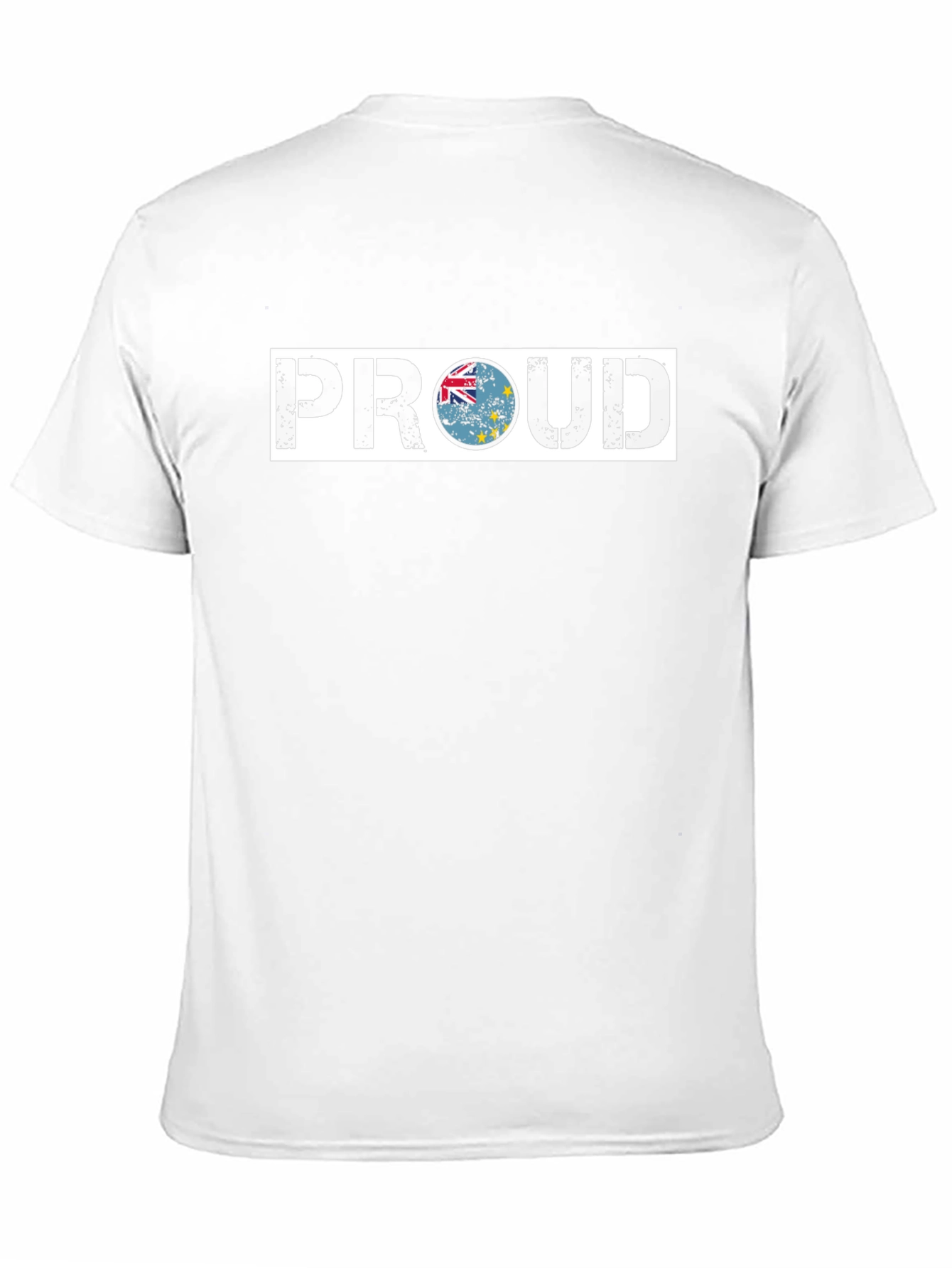 Tuvalu Proud T-Shirt - Black Crew Neck Tee