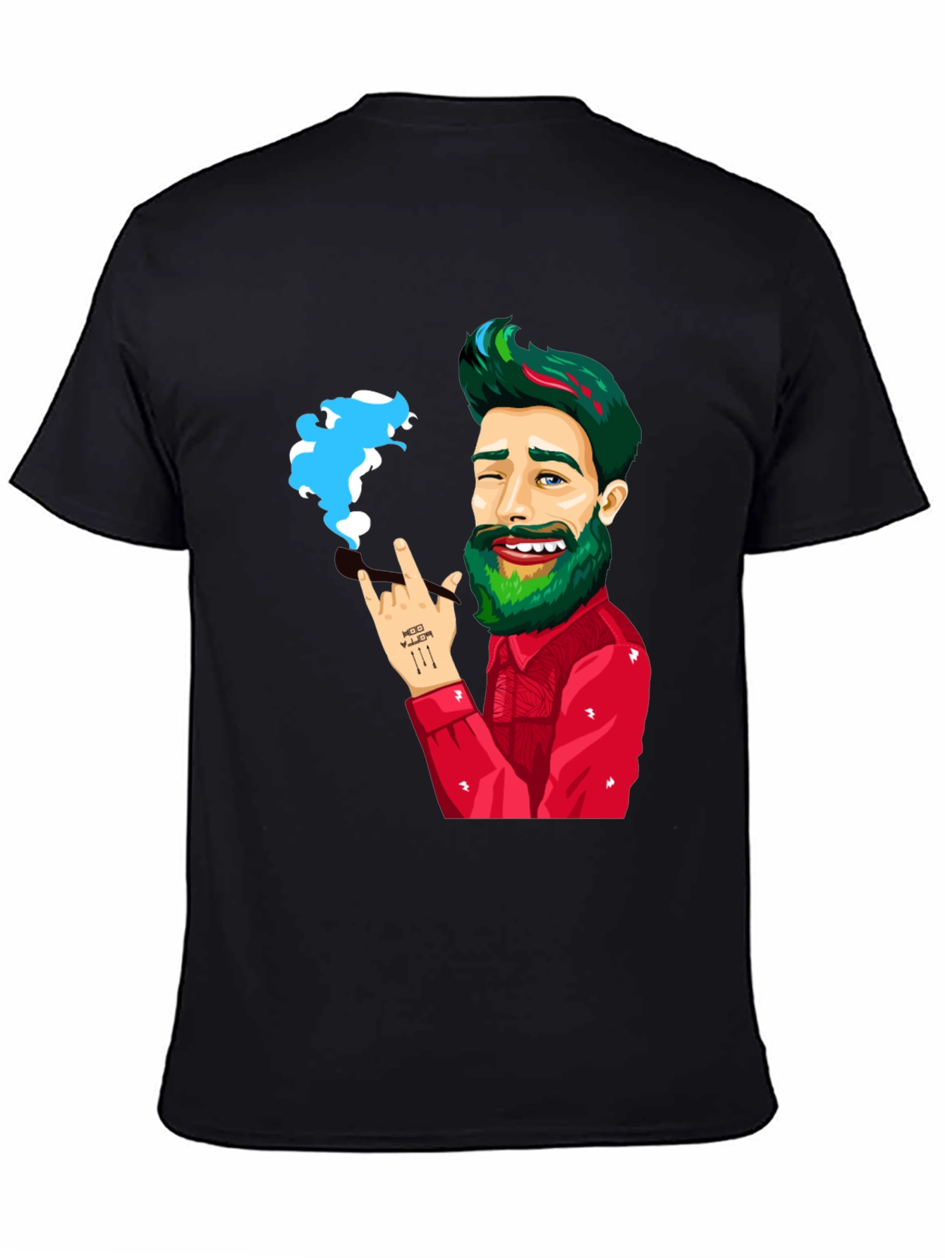 Cartoon Graphic Tee - Rock On!