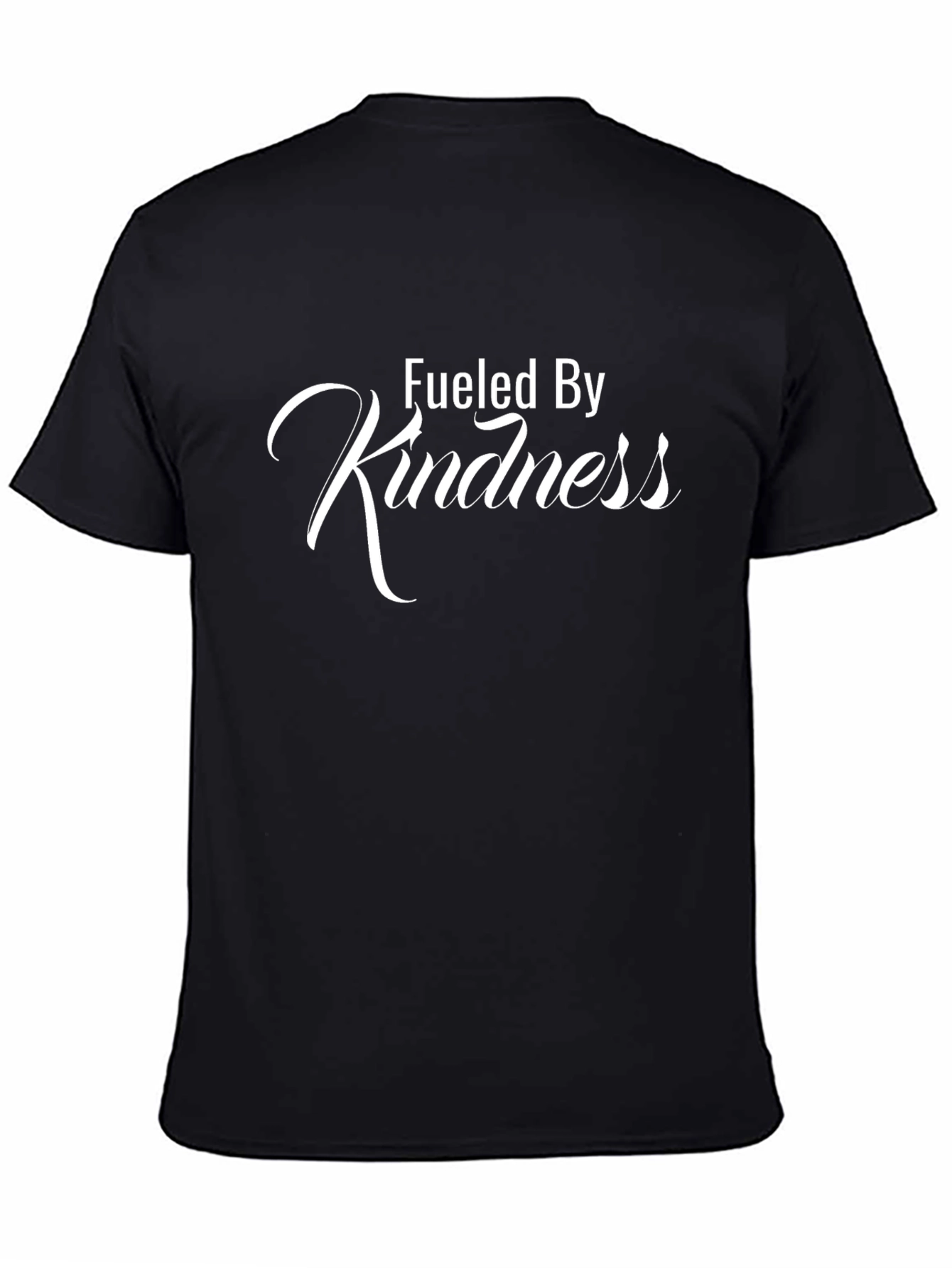 Fueled By Kindness Black Graphic Tee