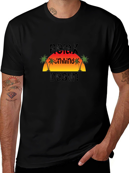 Relax Unwind Destin Black T-Shirt