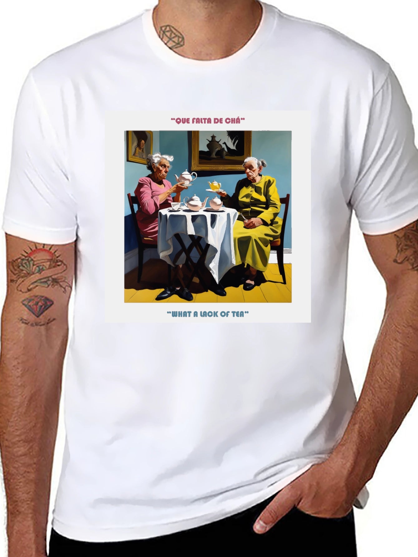 Quirky Lack of Tea Graphic T-Shirt