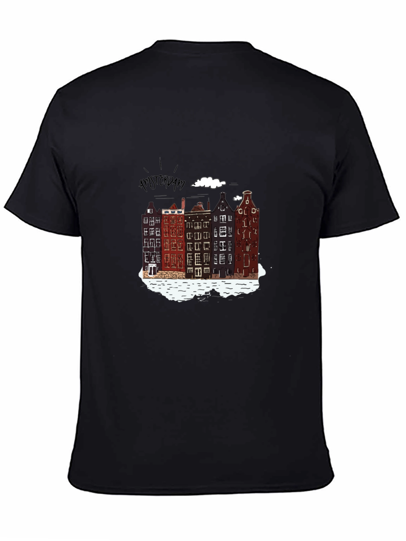 Amsterdam T-Shirt - Cityscape Print