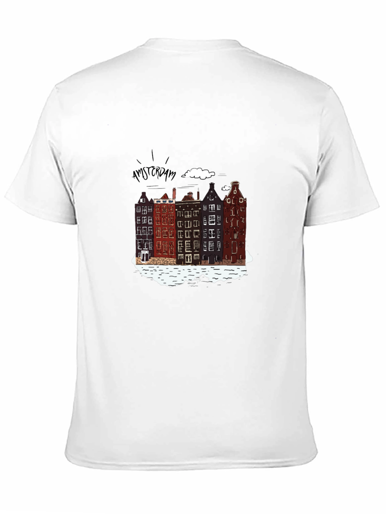 Amsterdam T-Shirt - Cityscape Print