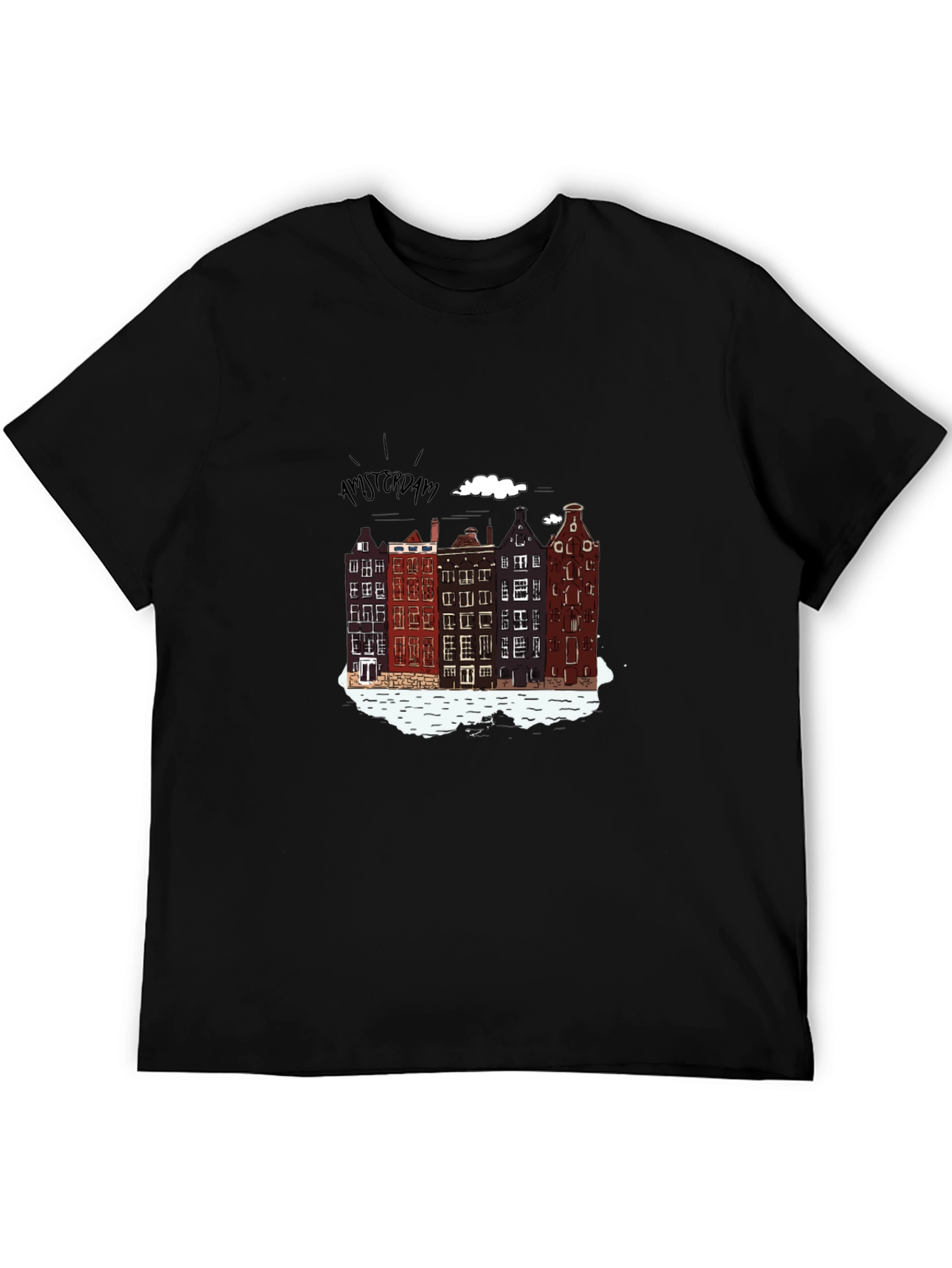 Amsterdam T-Shirt - Cityscape Print