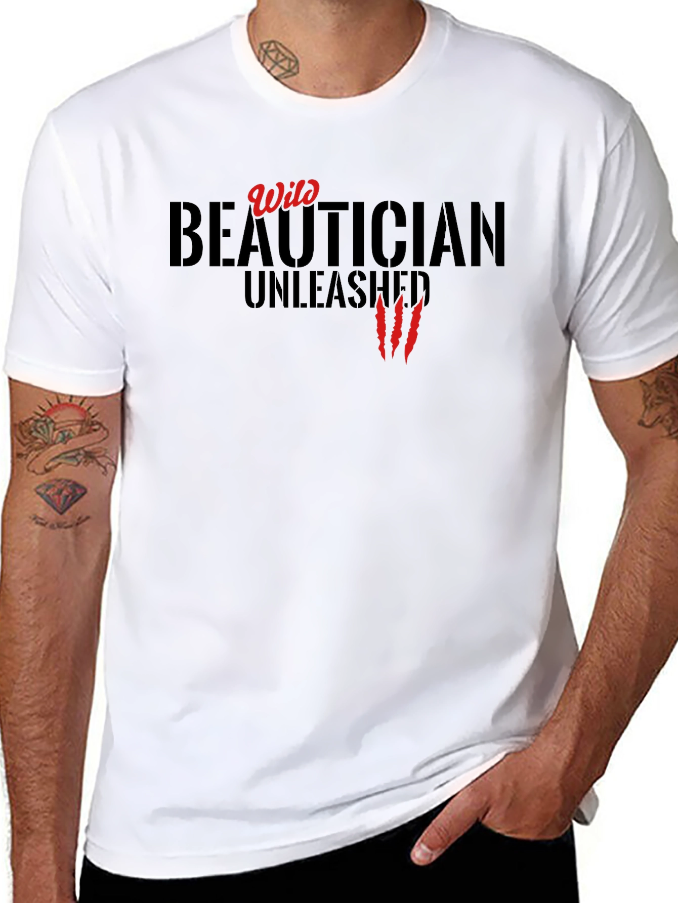 Wild Beautician Unleashed Graphic T-Shirt