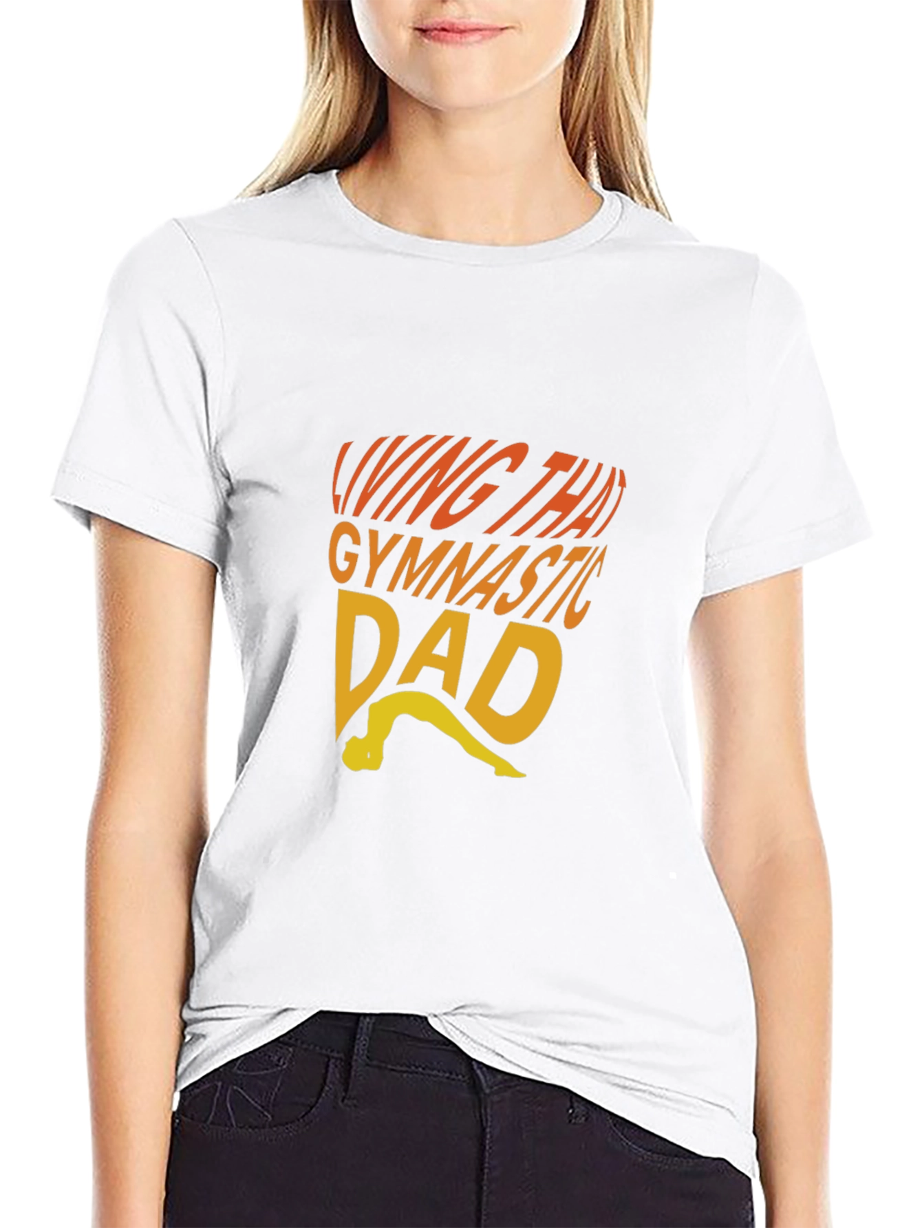 Living That Gymnastic Dad T-Shirt